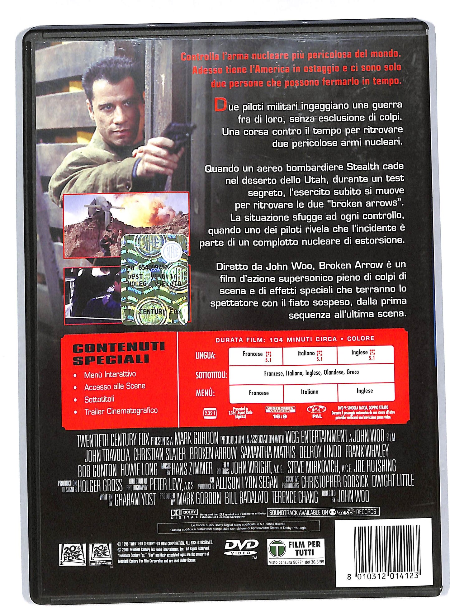 EBOND Nome in codice - Broken Arrow DVD DB592139