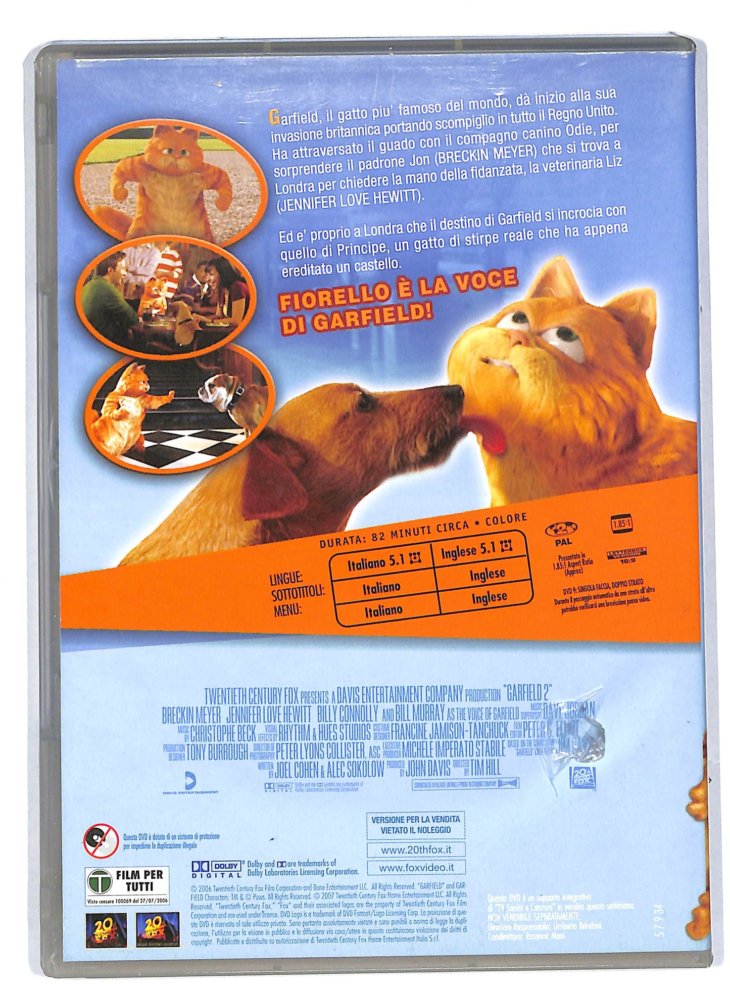 EBOND Garfield 2 EDITORIALE DVD DB592146
