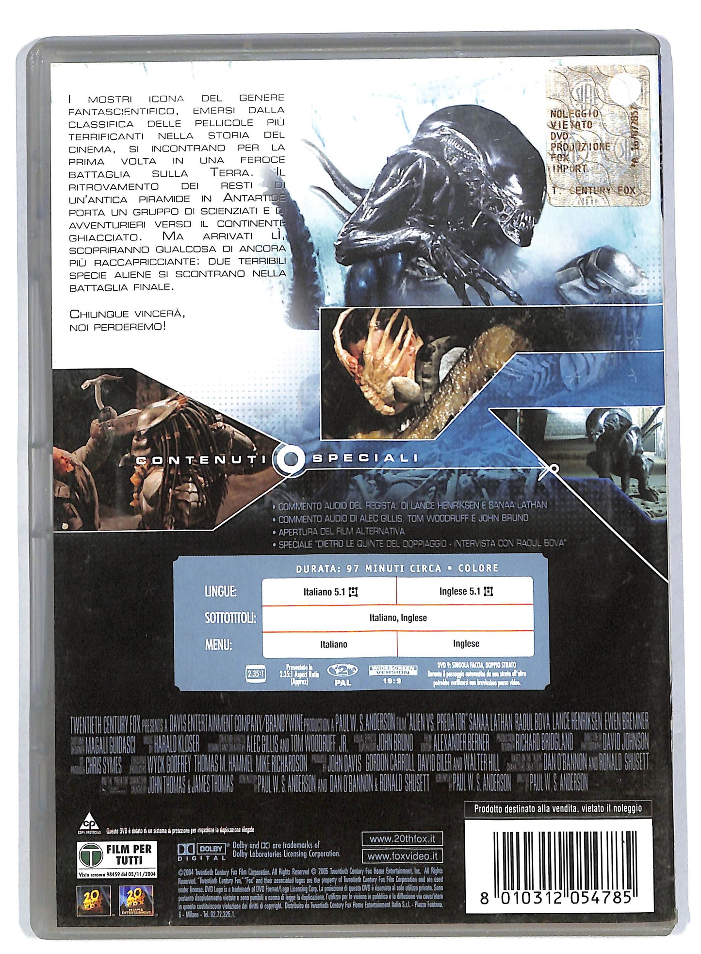 EBOND Alien Vs Predator DVD DB592164