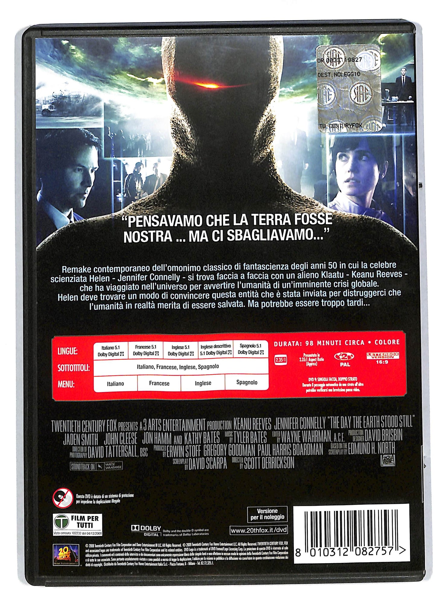 EBOND Ultimatum alla Terra NOLEGGIO DVD DB592312