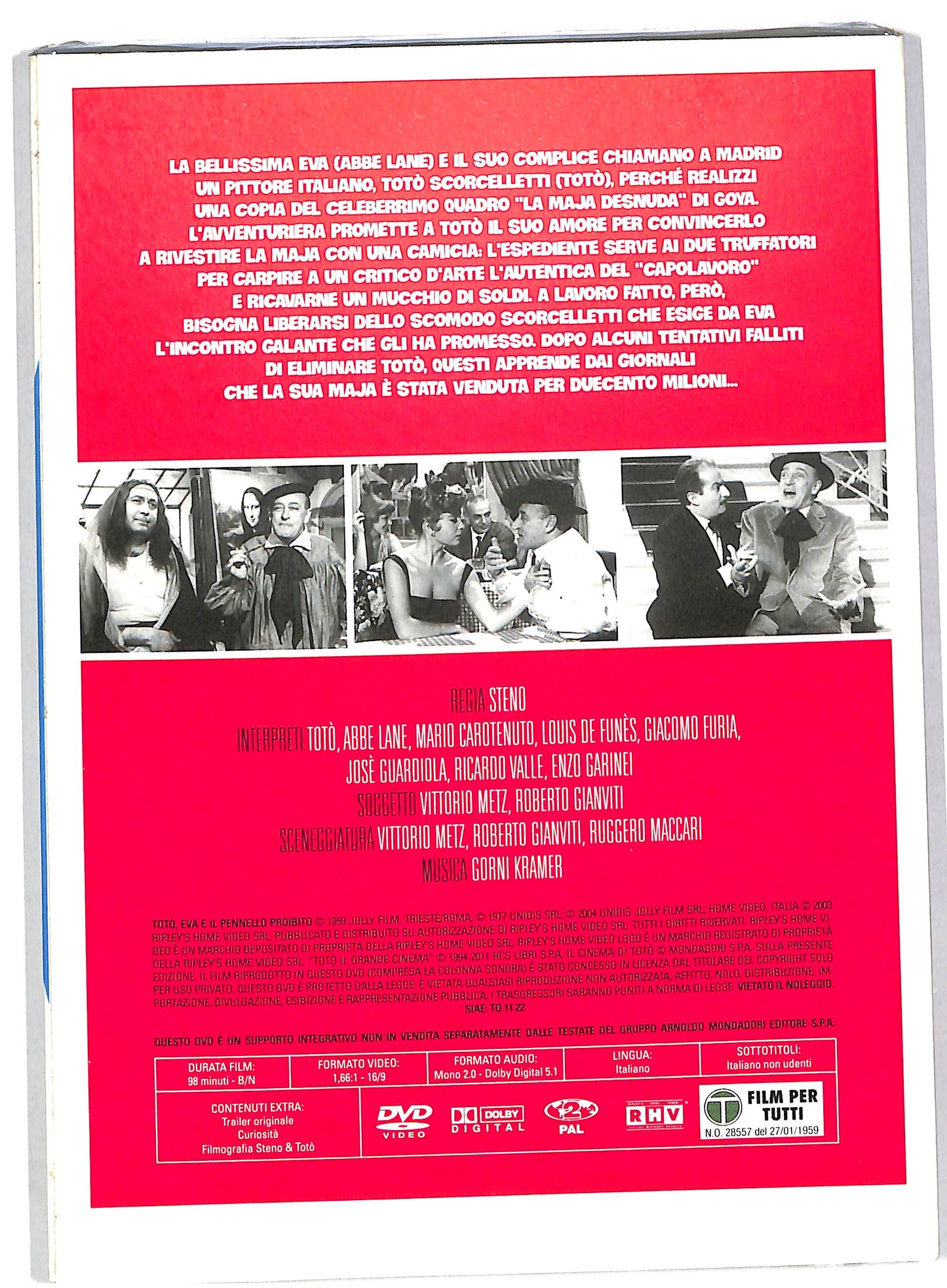 EBOND Toto eva e il pennello proibito EDITORIALE DVD DB592325