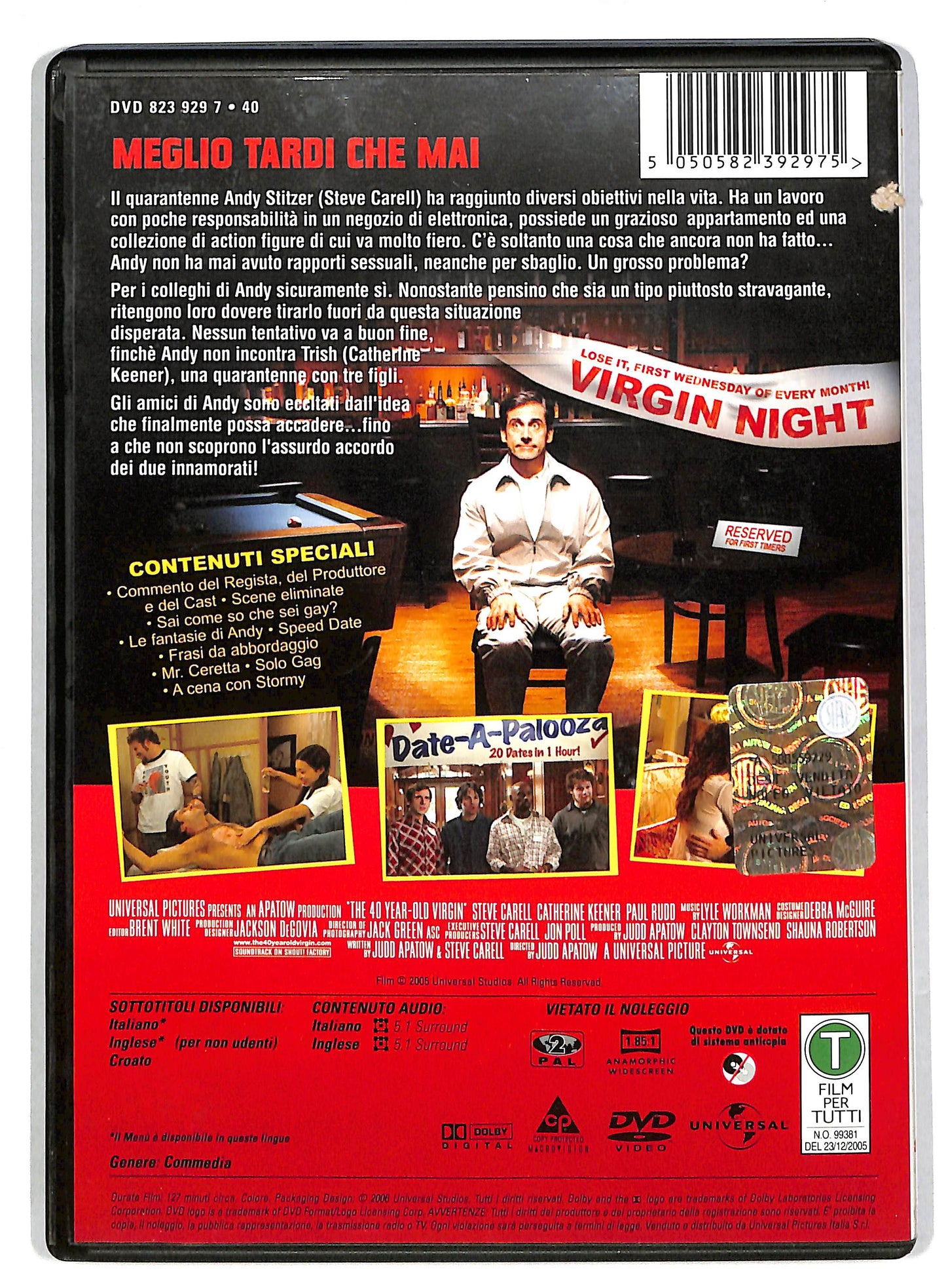 EBOND 40 anni vergine DVD DB592348