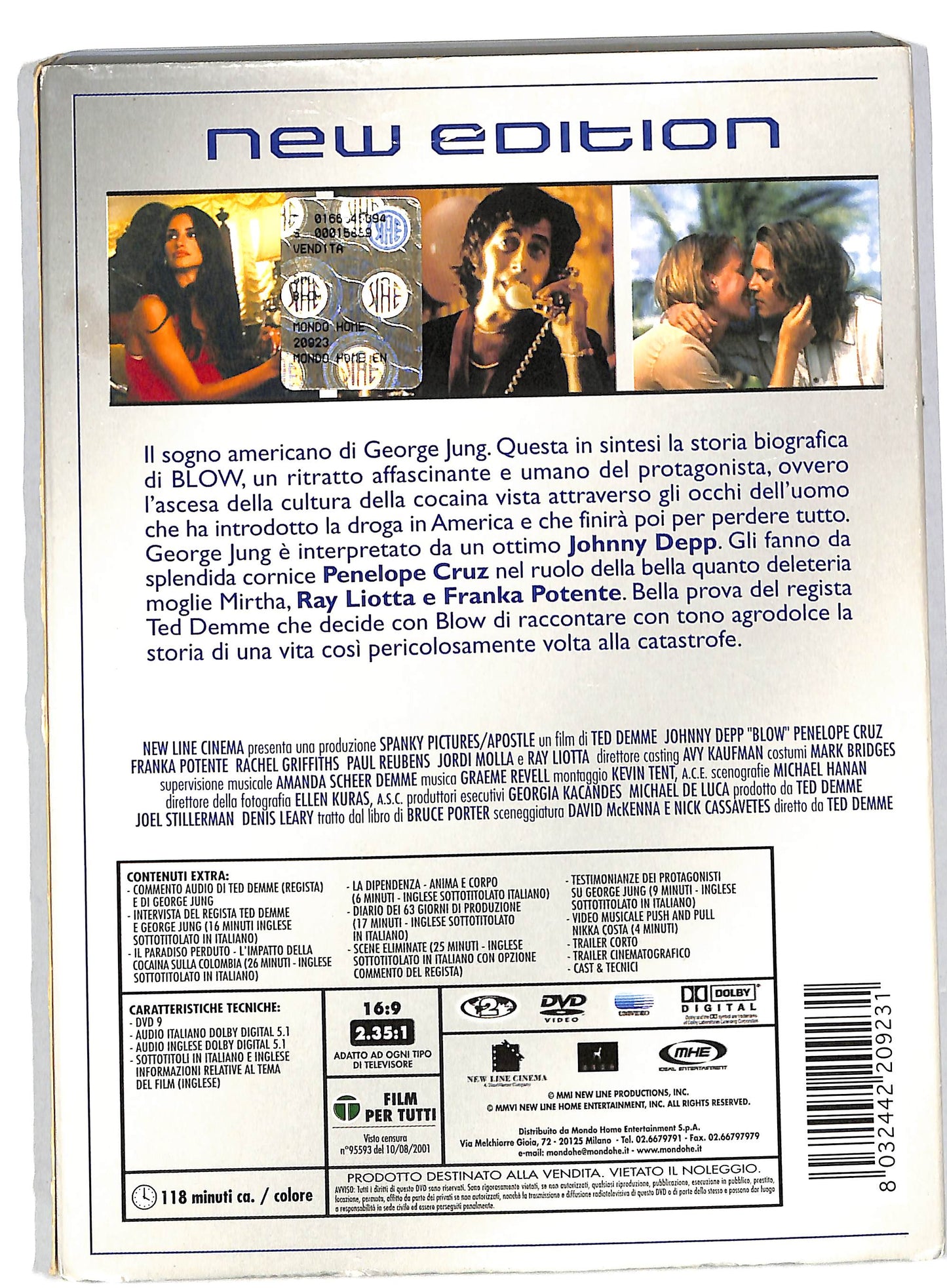 EBOND Blow (film) SLIPCASE DVD DB592365