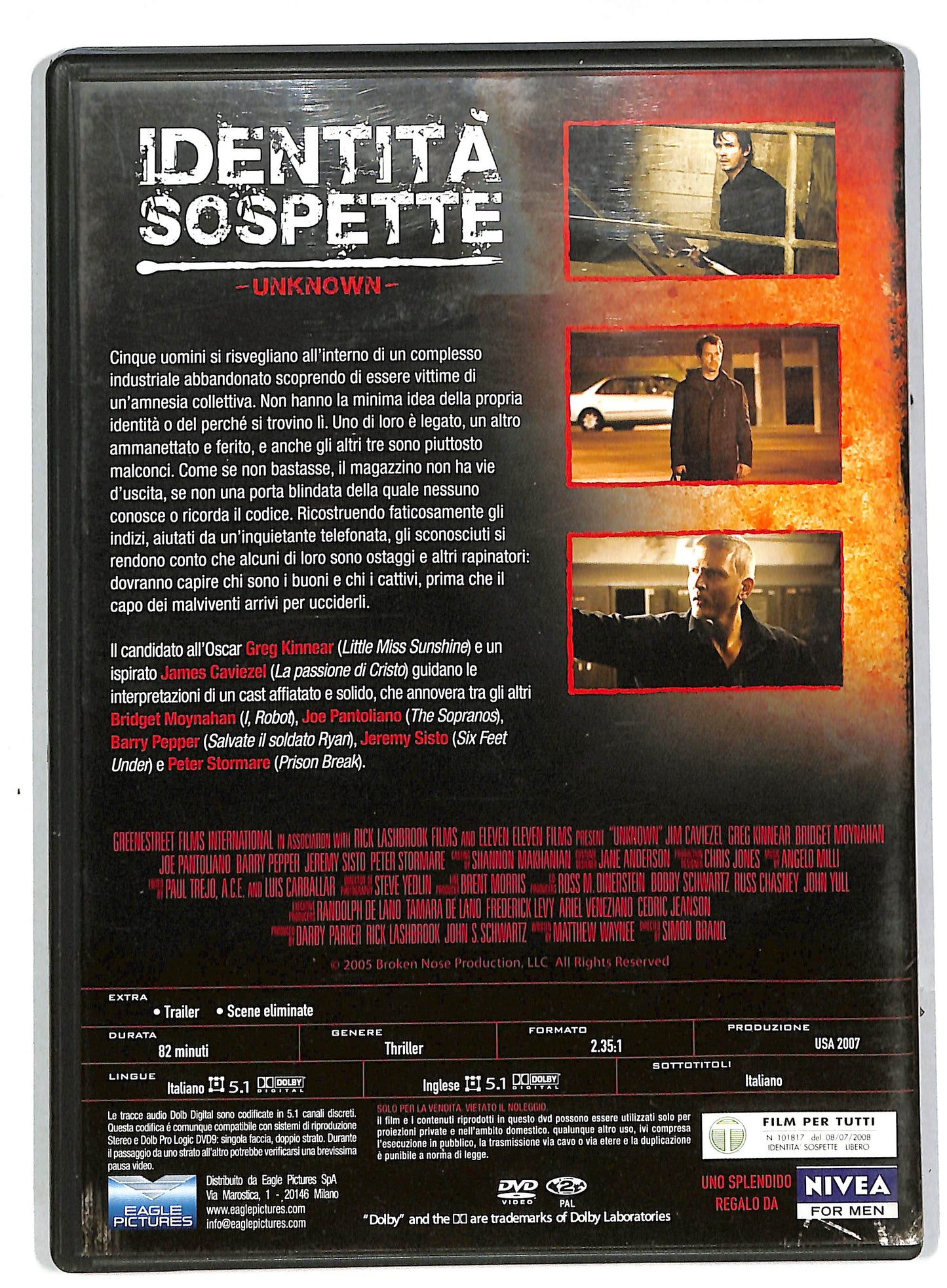 EBOND Identita sospette EDITORIALE DVD DB592429