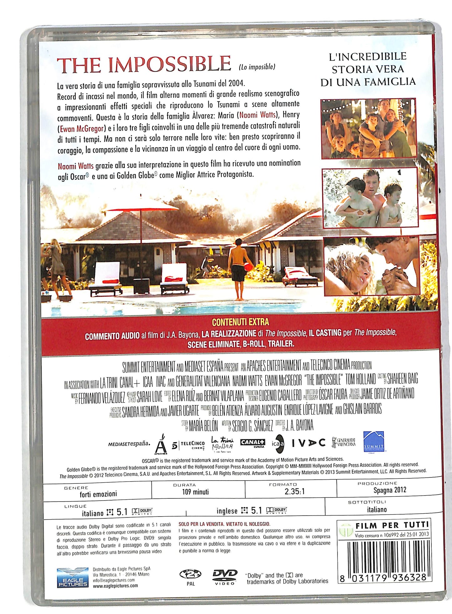 EBOND The impossible DVD DB592442