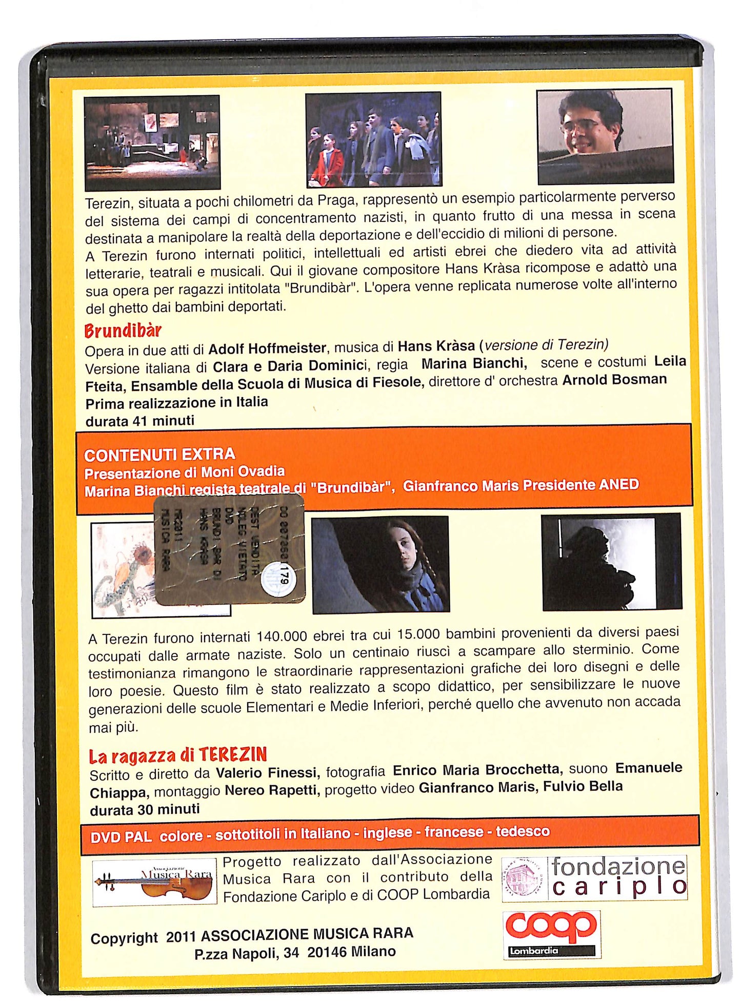 EBOND La ragazza di Terezin - Brundibar EDITORIALE DVD DB592610