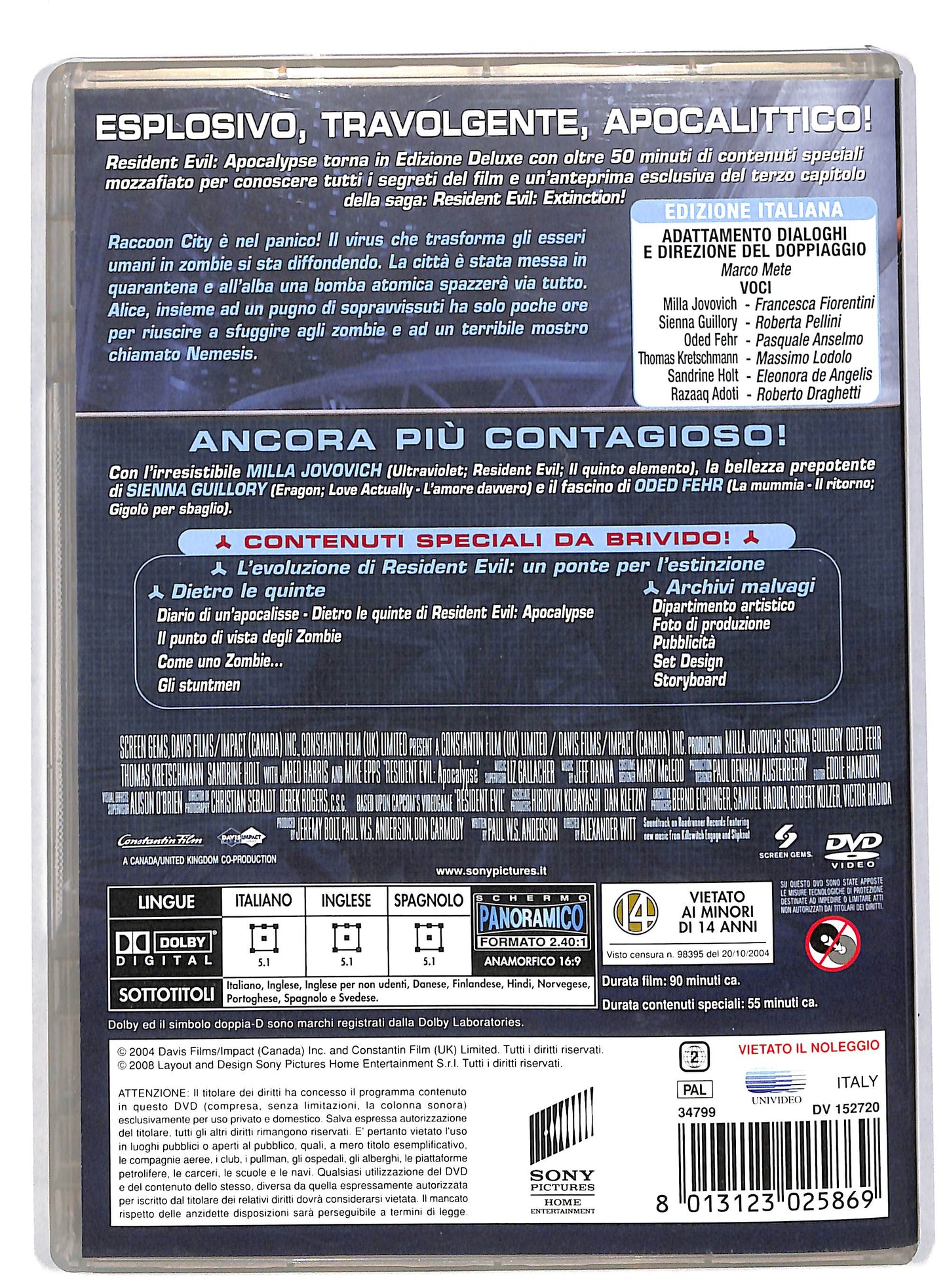 EBOND Resident evil Apocalypse DVD DB592616