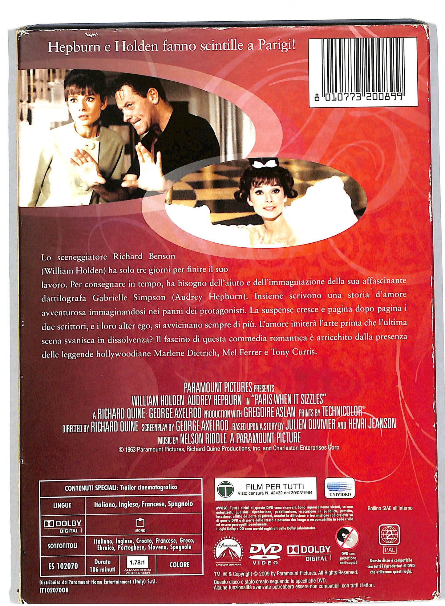 EBOND Insieme a Parigi SLIPCASE DVD DB592631