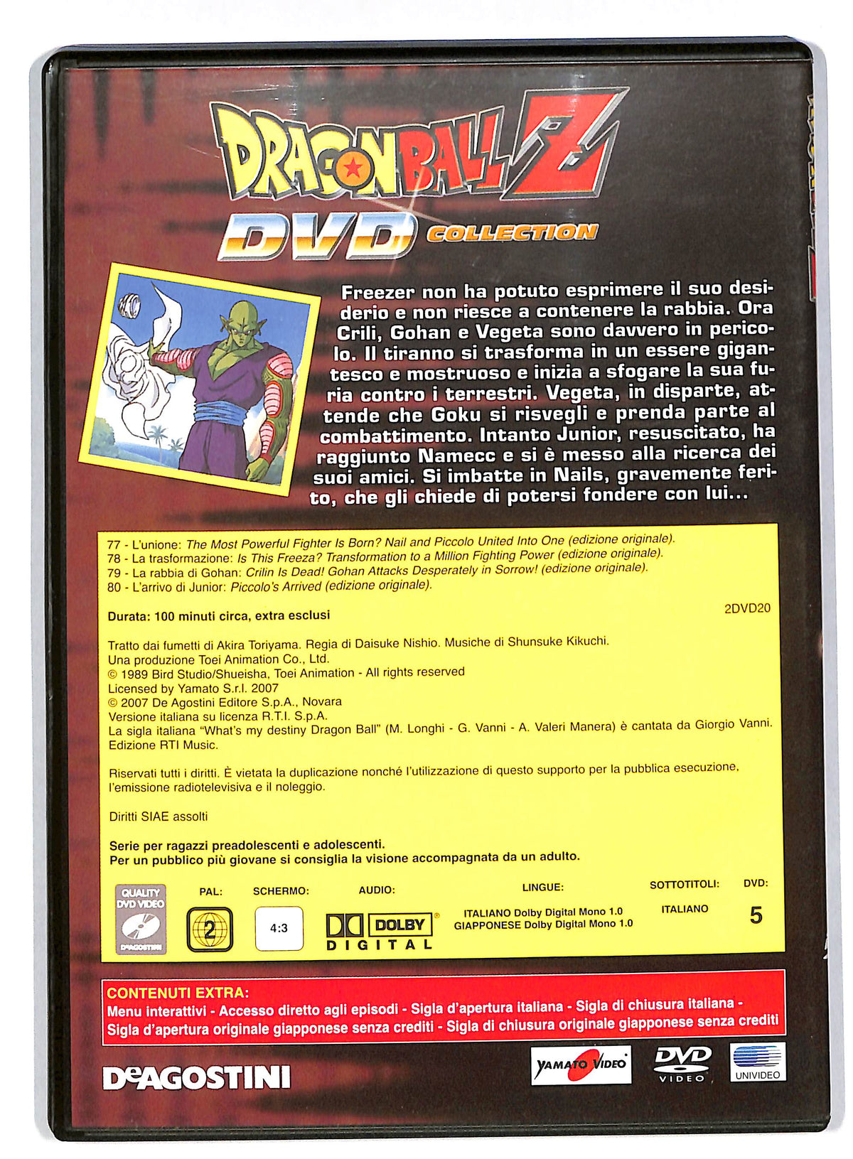 EBOND Dragon Ball Z Collection Vol 20 EDITORIALE DVD DB592734