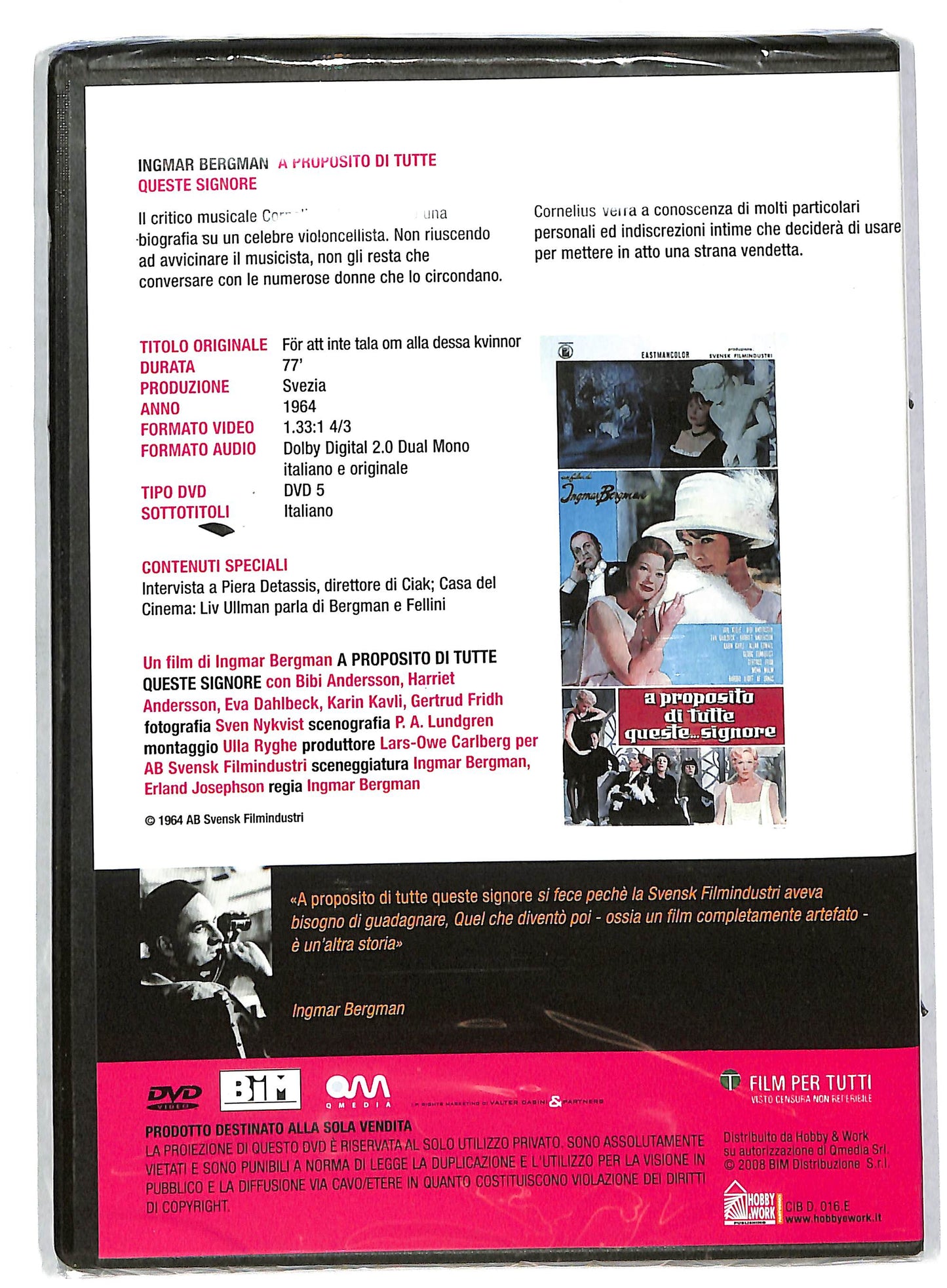 EBOND A proposito di tutte queste... signore EDITORIALE DVD DB592816
