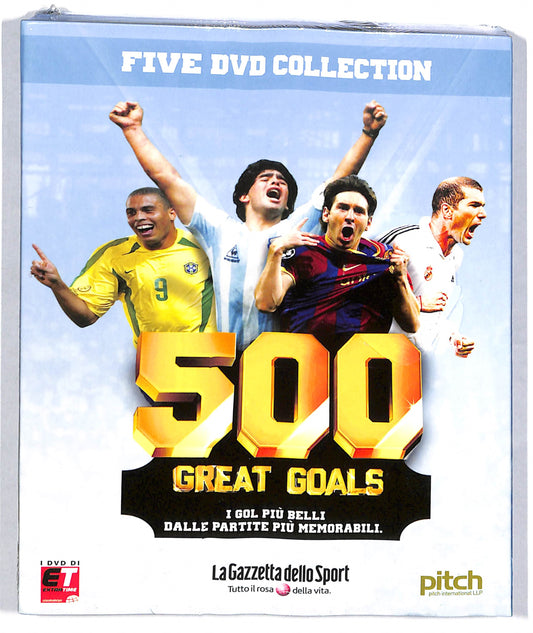 EBOND 500 great goals - Five dvd collection EDITORIALE DIGIPACK DVD DB592848
