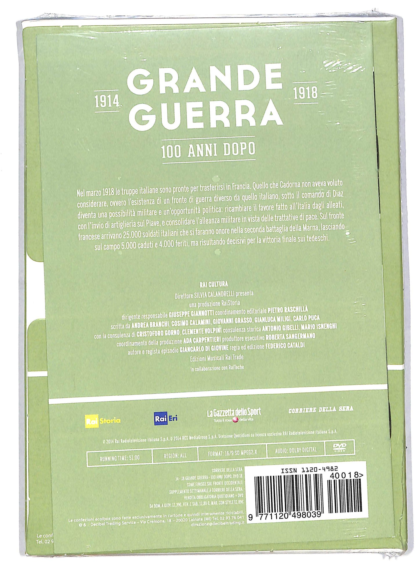 EBOND Grande guerra 1914 - 1918 - Come finisce sul fronte EDITORIALE DVD DB592857