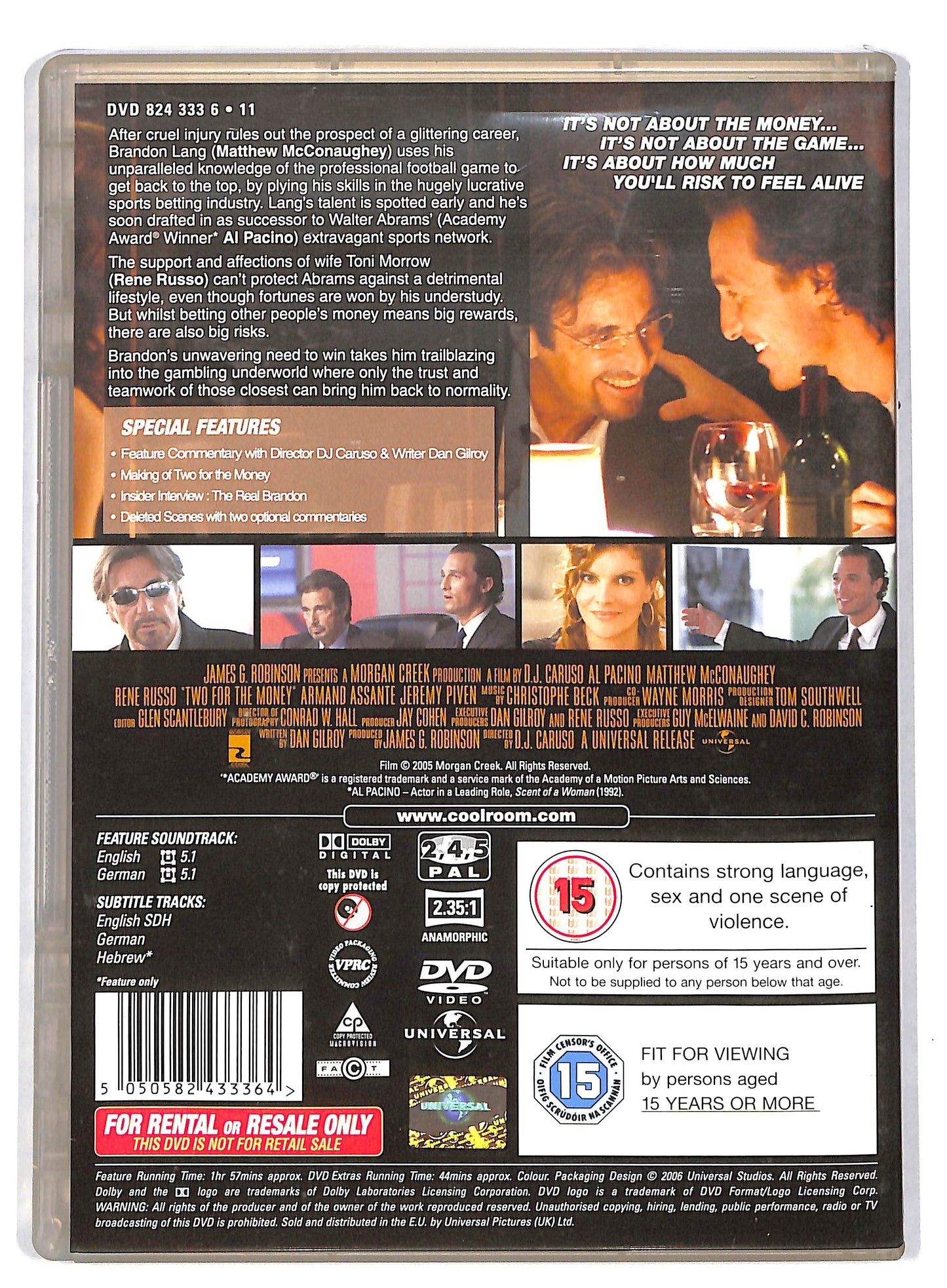 EBOND Two for the money - edizione UK DVD DB593114