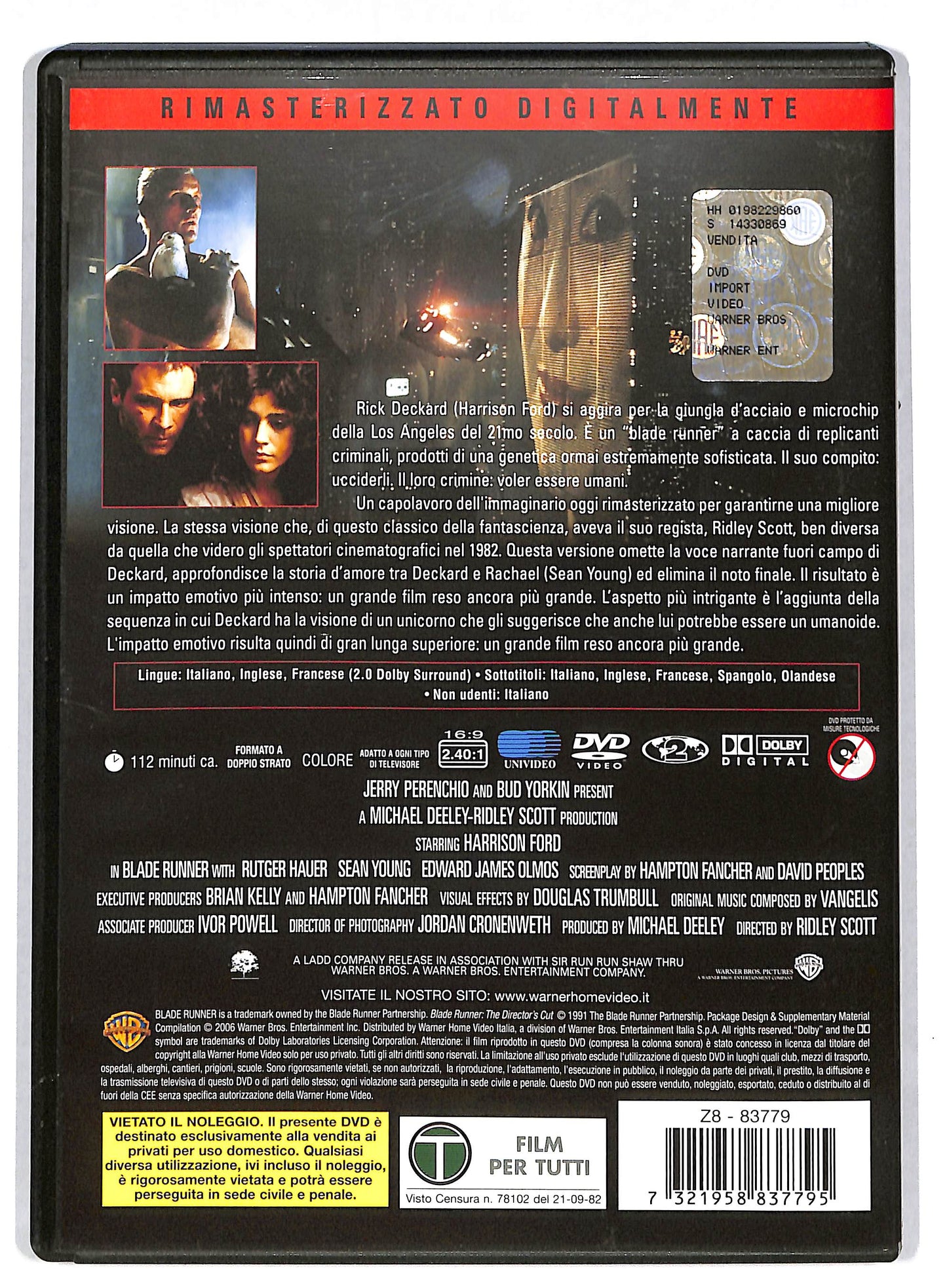 EBOND Blade Runner - The Final Cut DVD DB593117