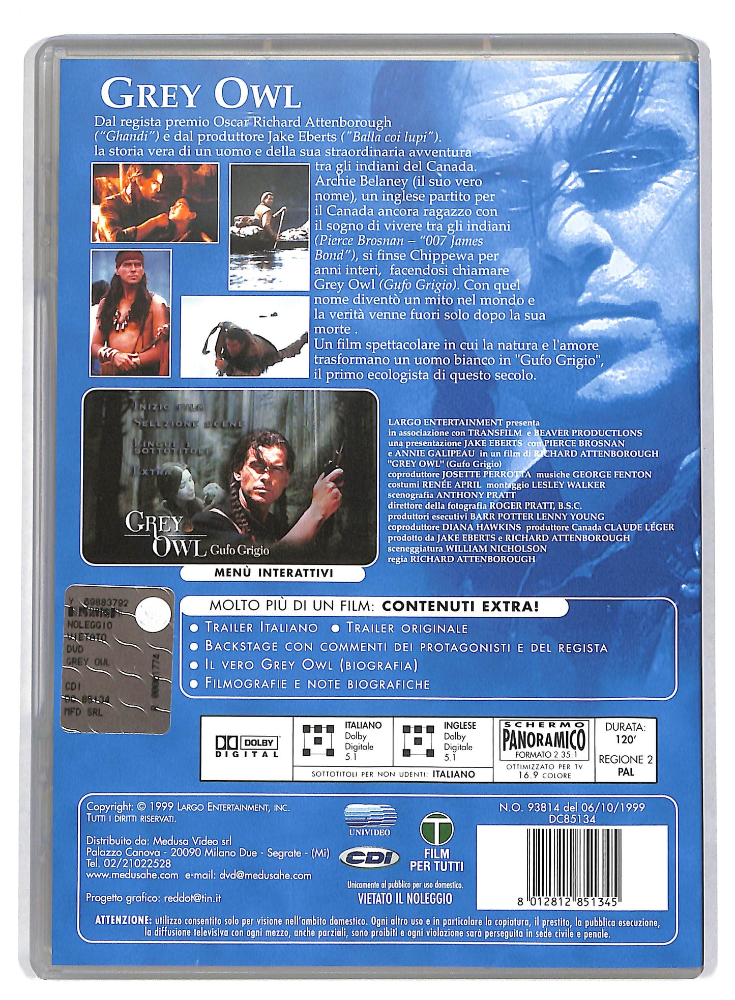 EBOND Grey Owl DVD DB593143