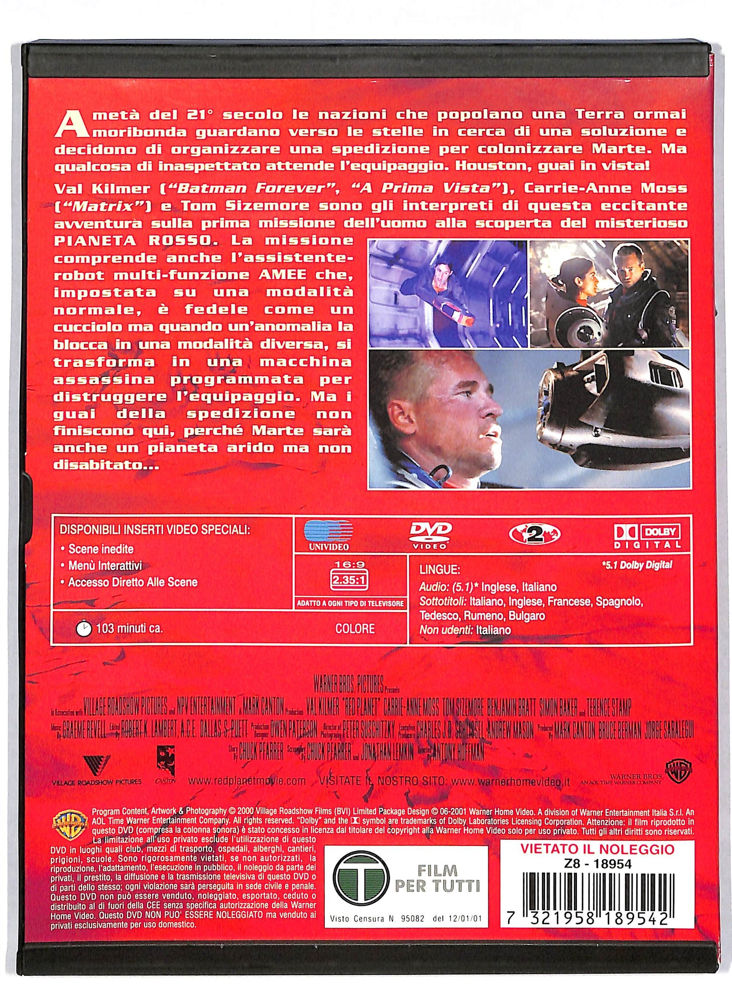 EBOND Pianeta Rosso SNAPPER DVD DB593151