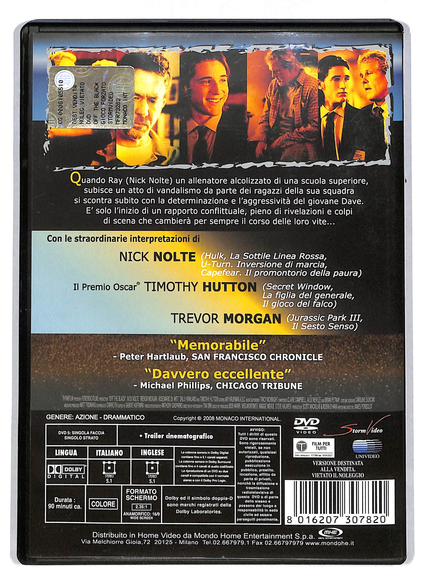 EBOND Off the black - Gioco forzato DVD DB593160