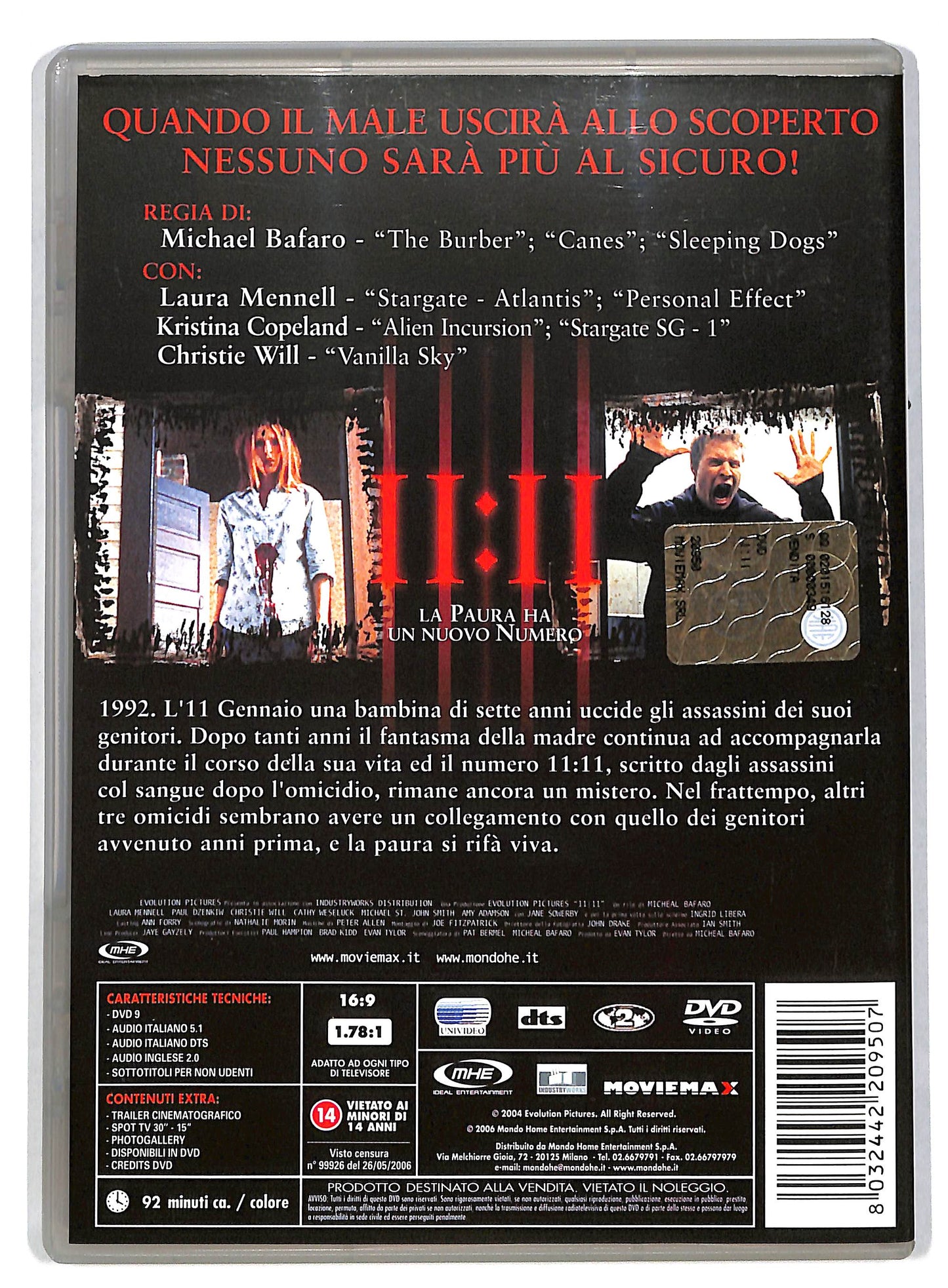 EBOND 11:11 - la paura ha un nuovo numero DVD DB593162