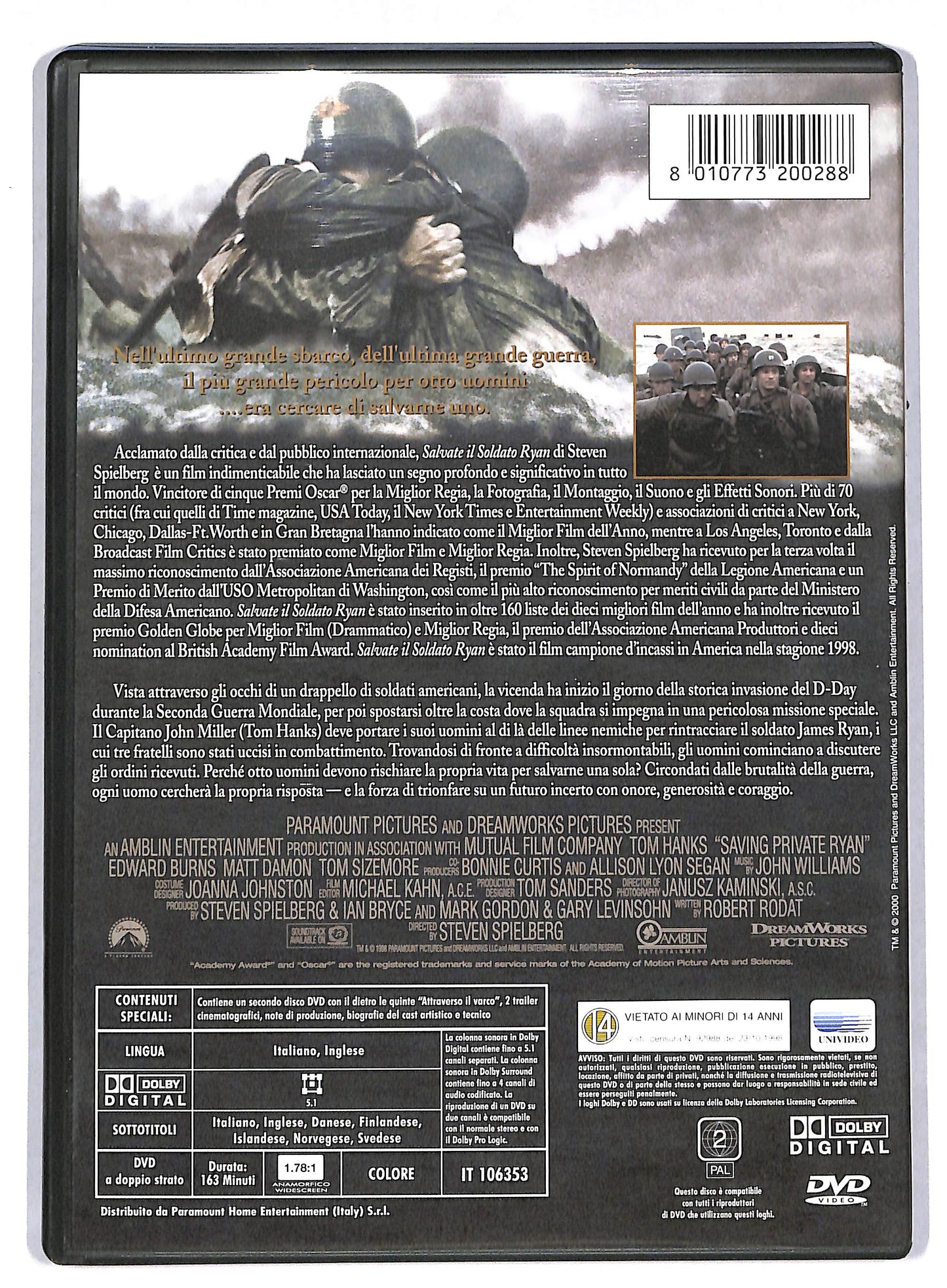 EBOND Salvate il soldato ryan (2 dischi) DVD DB593207