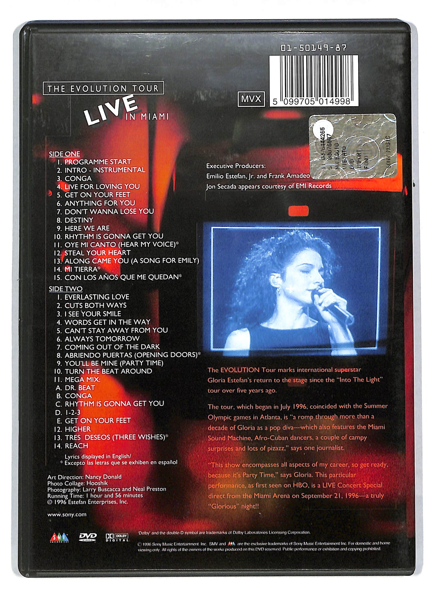 EBOND Gloria Estefan - The Evolution Tour - Live In Miami DVD DB593337