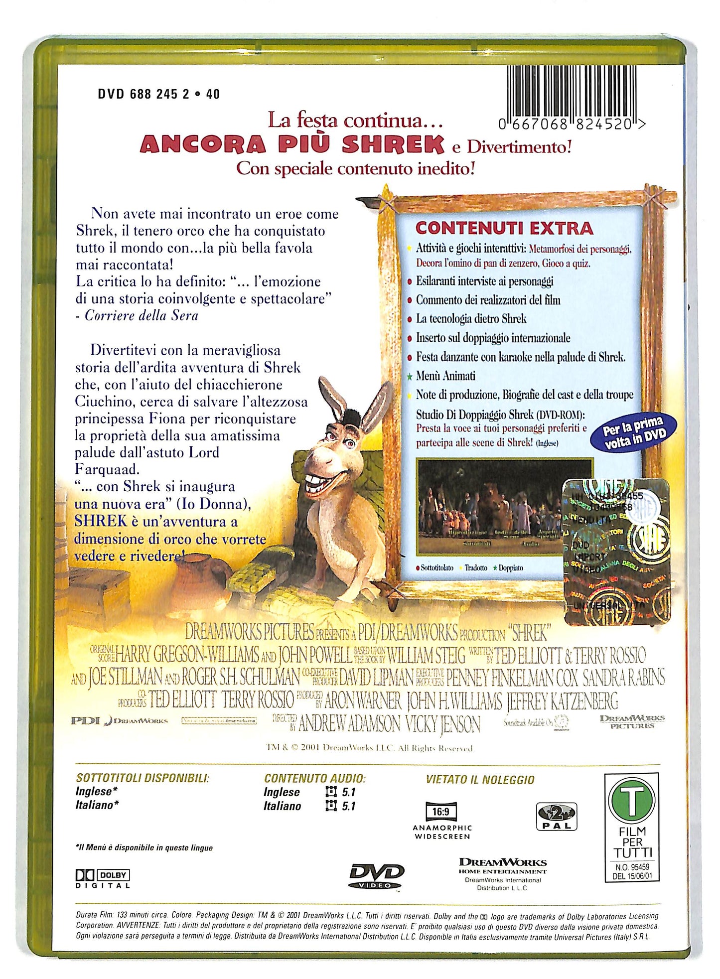 EBOND Shrek DVD DB593339