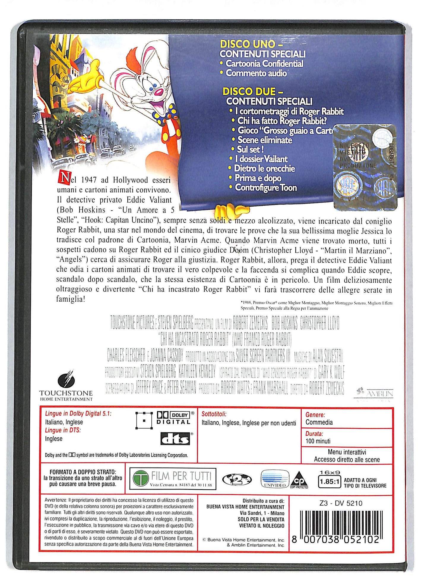 EBOND Chi ha incastrato roger rabbit DVD DB593342