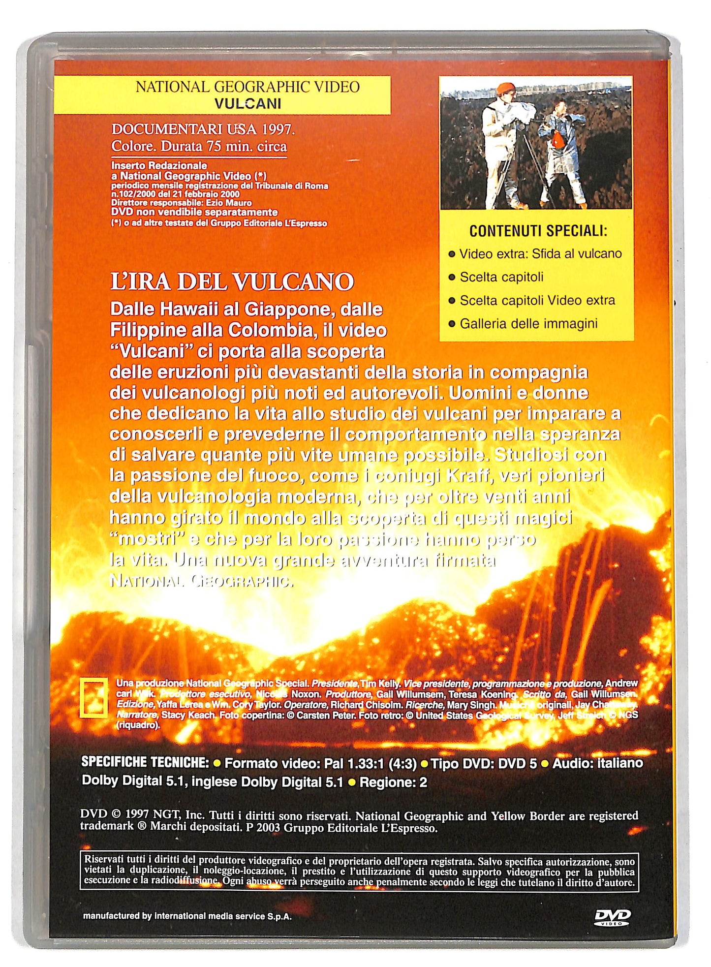 EBOND Vulcani la furia della natura EDITORIALE DVD DB593609