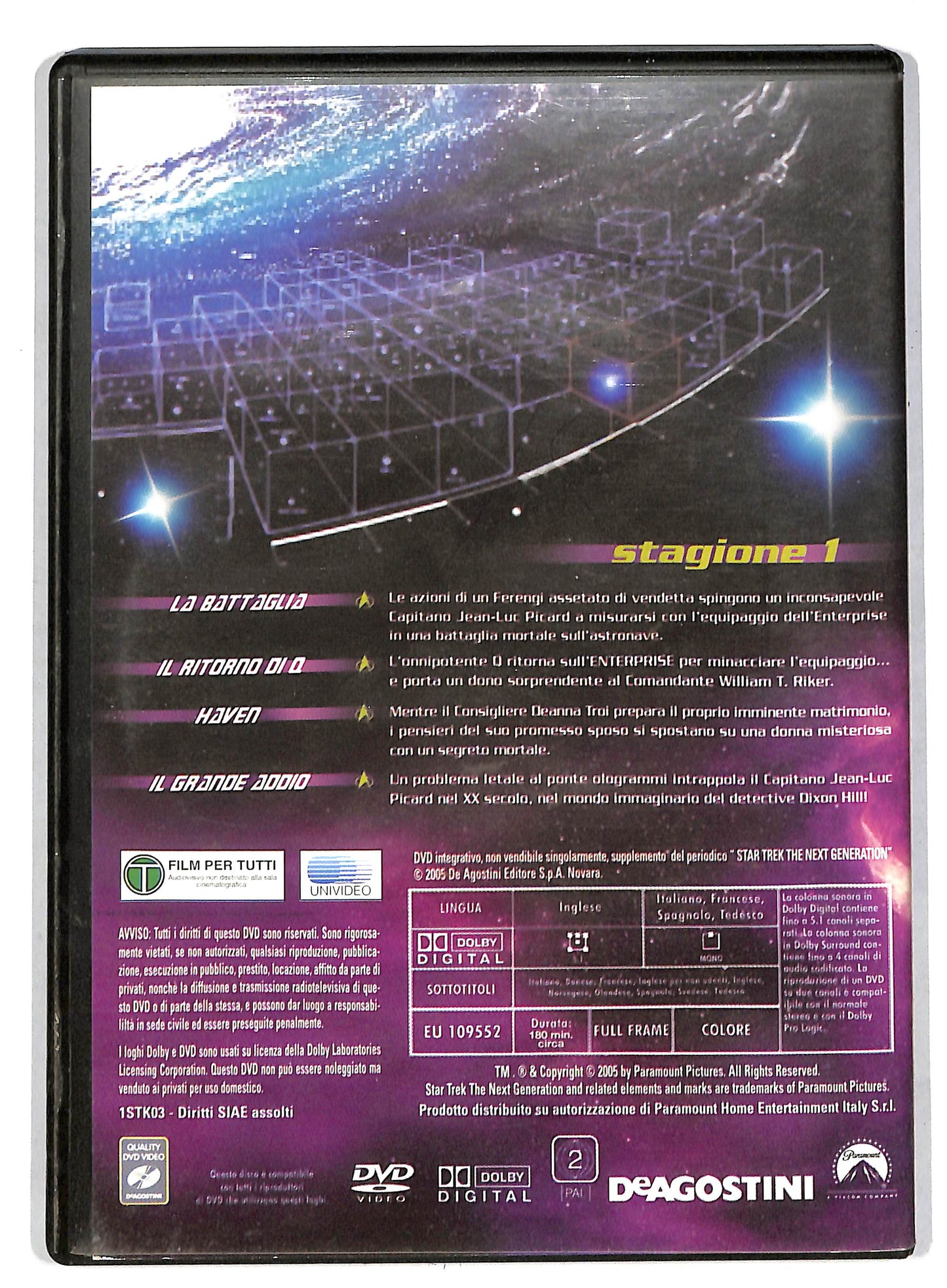 EBOND Star trek the next generation stagione 1 volume 3 EDITORIALE DVD DB593614