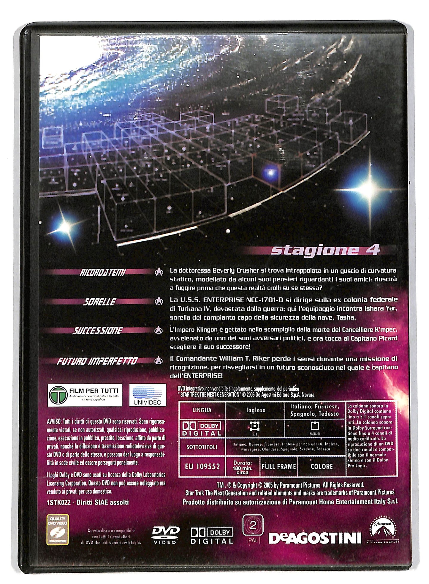 EBOND Star trek the next generation stagione 4 vol 2 EDITORIALE DVD DB593615