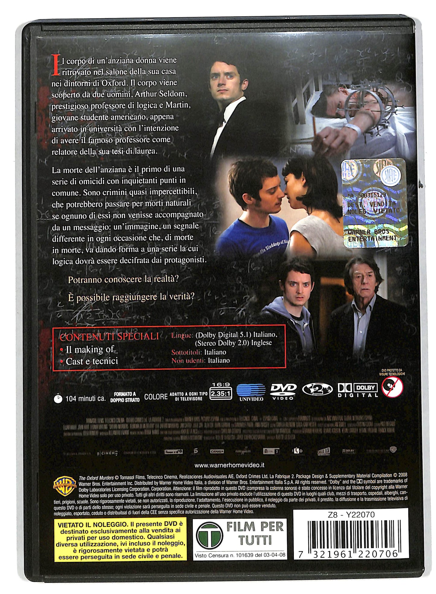 EBOND Oxford Murders - Teorema di un delitto DVD DB593631