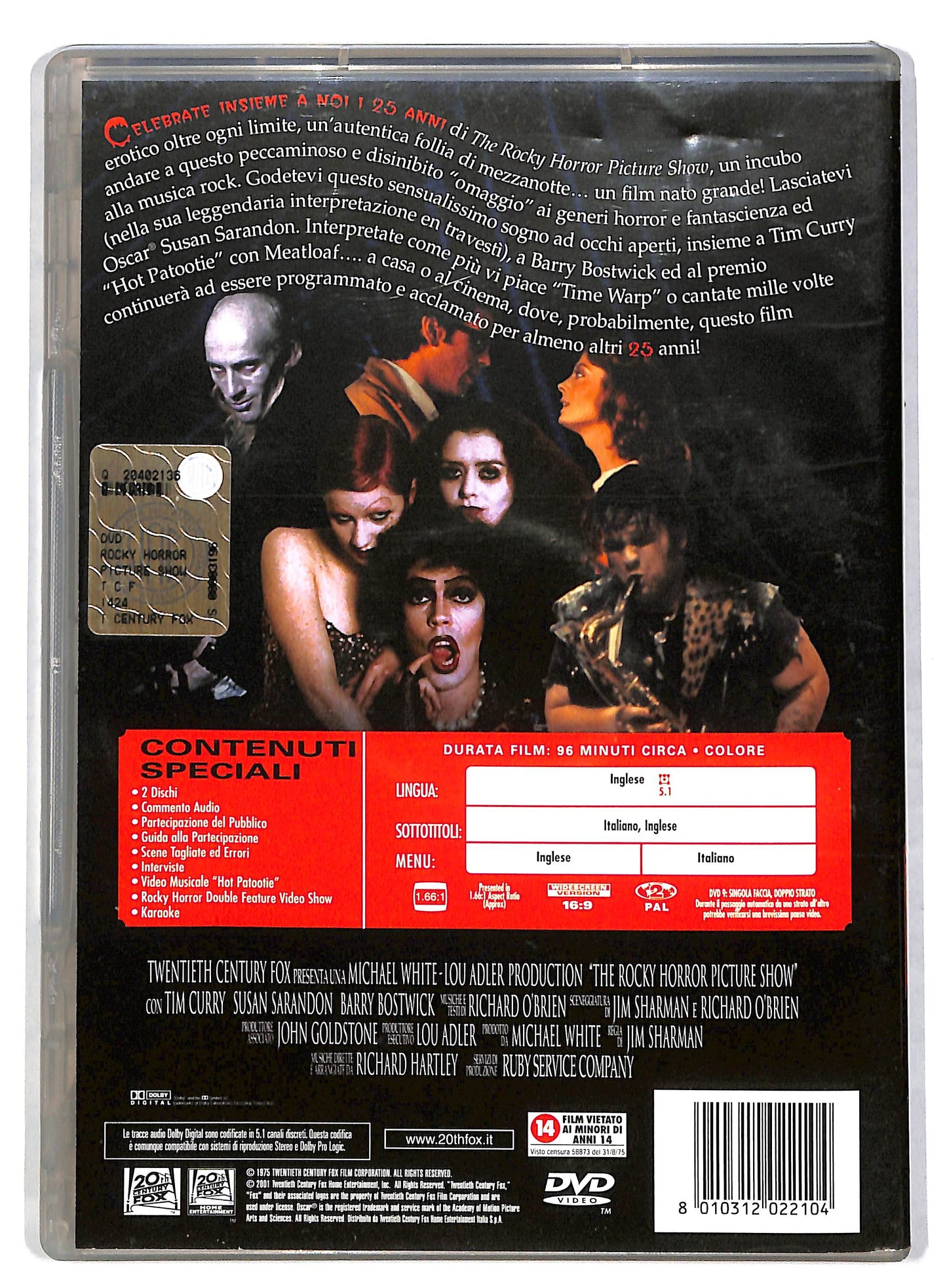 EBOND The Rocky horror picture show 2 dischi EDIZIONE SPECIALE DVD DB594617
