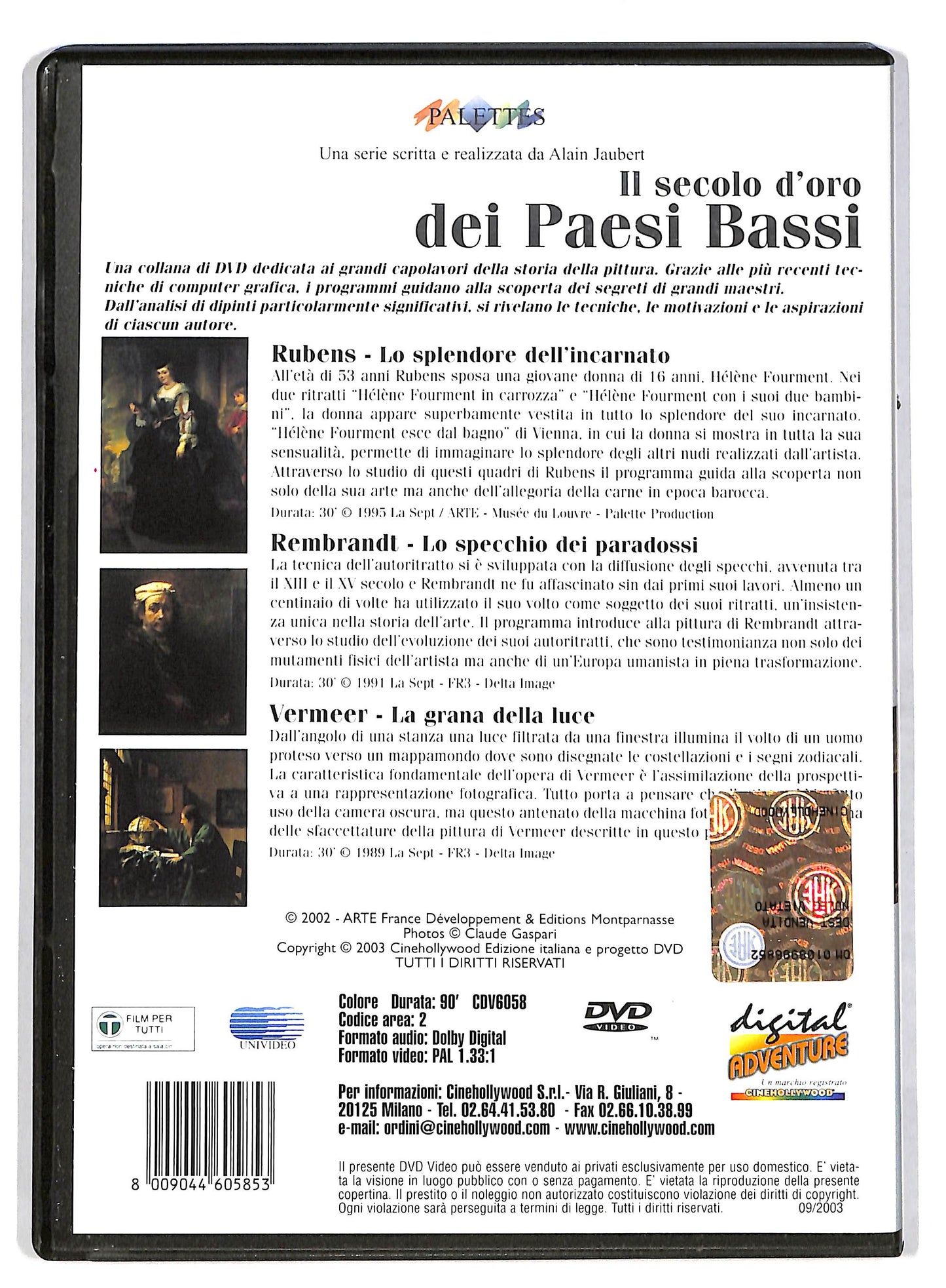 EBOND Il secolo d'Oro dei Paesi Bassi DVD DB594715