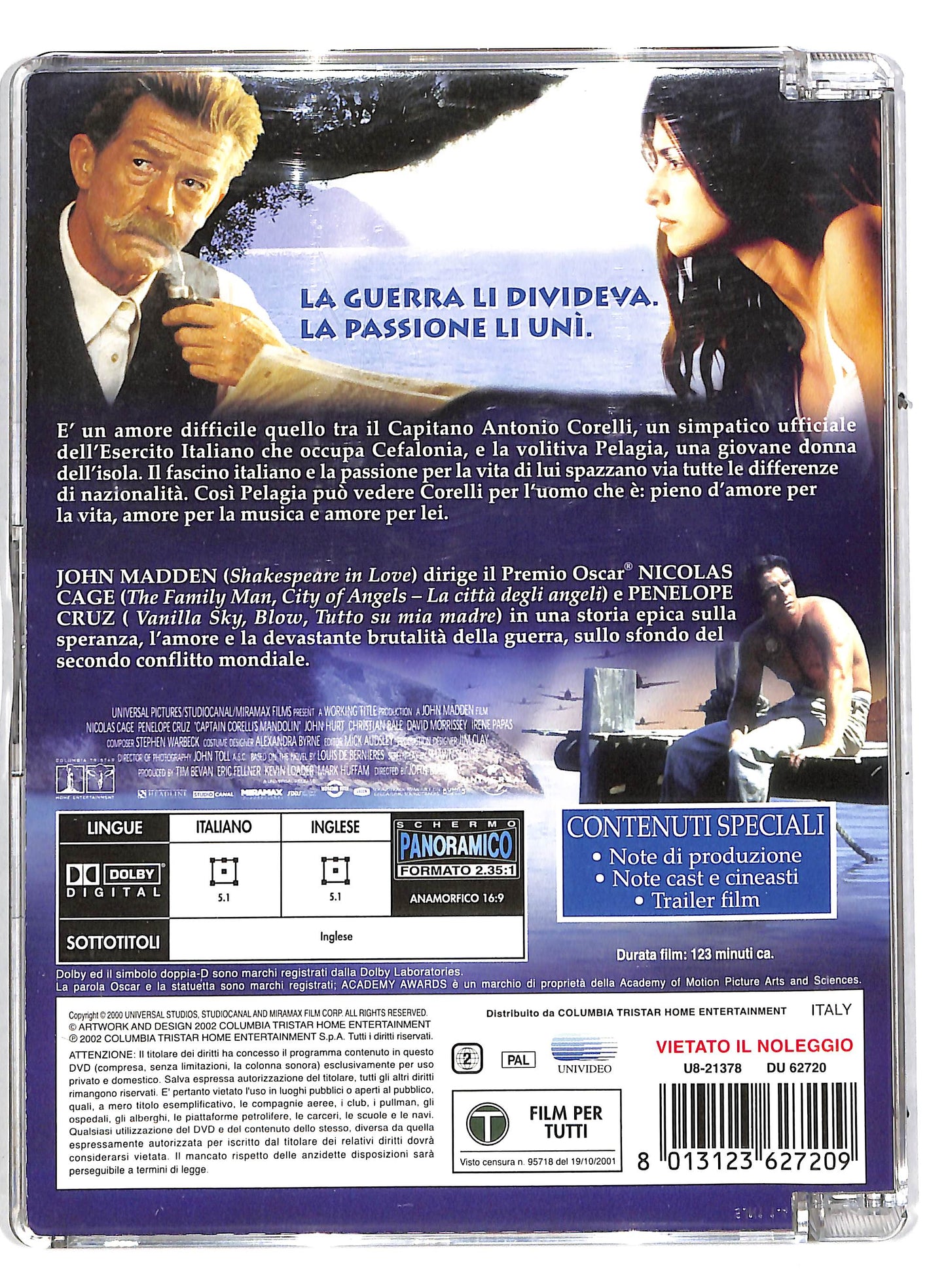 EBOND Il Mandolino Del Capitano Corelli SJB DVD DB594730