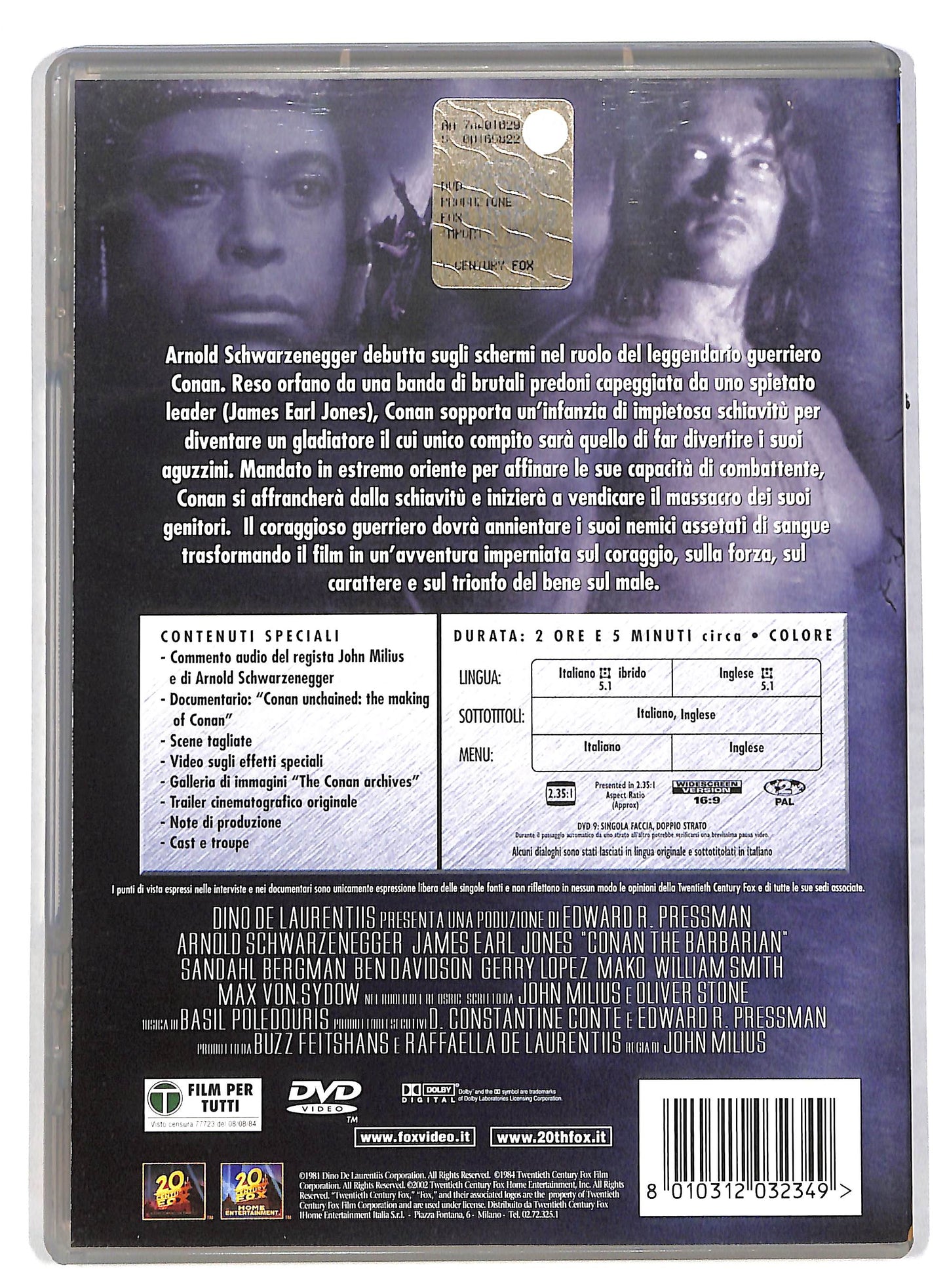EBOND Conan il barbaro EDIZIONE SPECIALE DVD DB594737