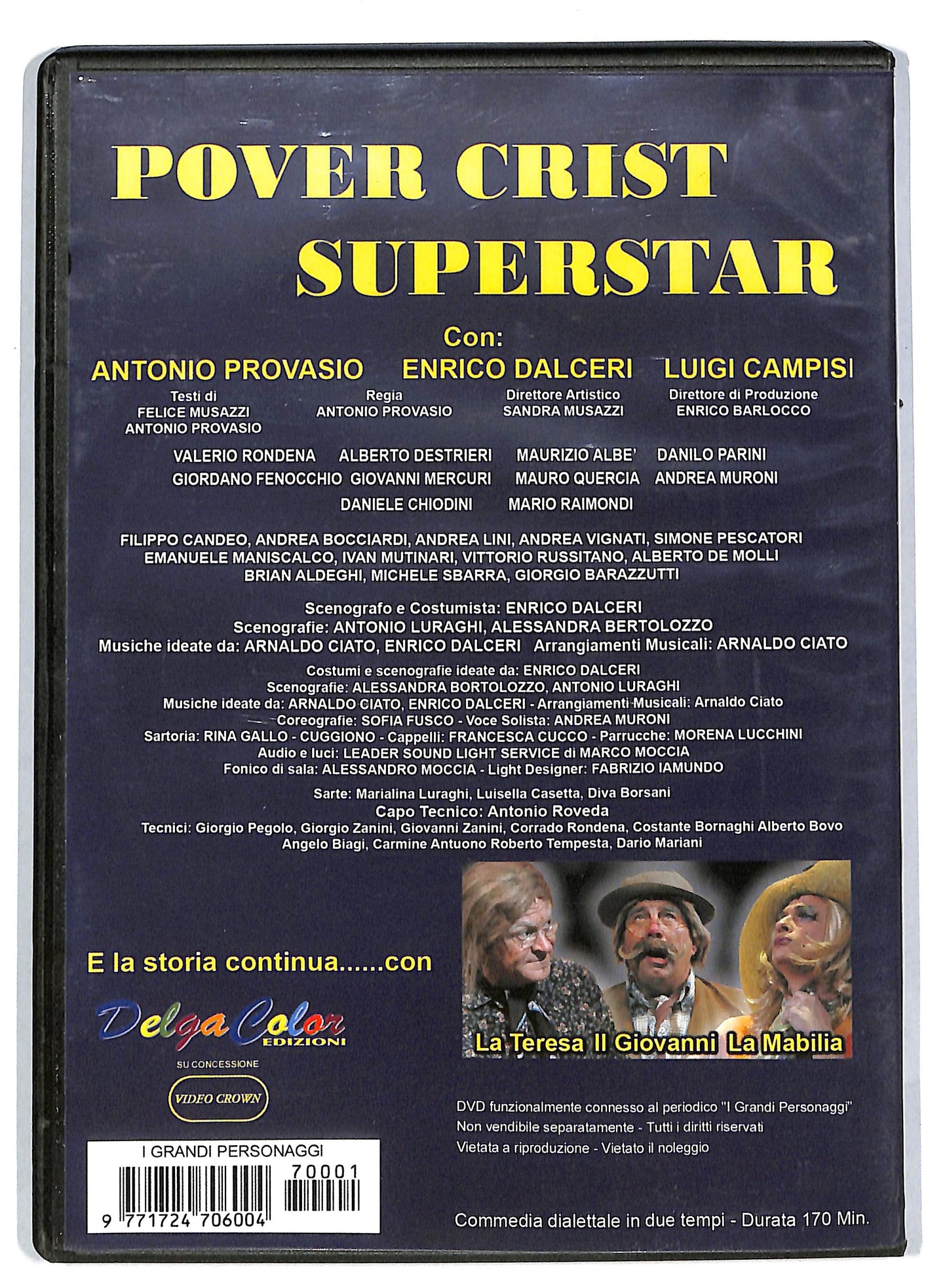 EBOND Pover Crist Superstar EDITORIALE DVD DB594939