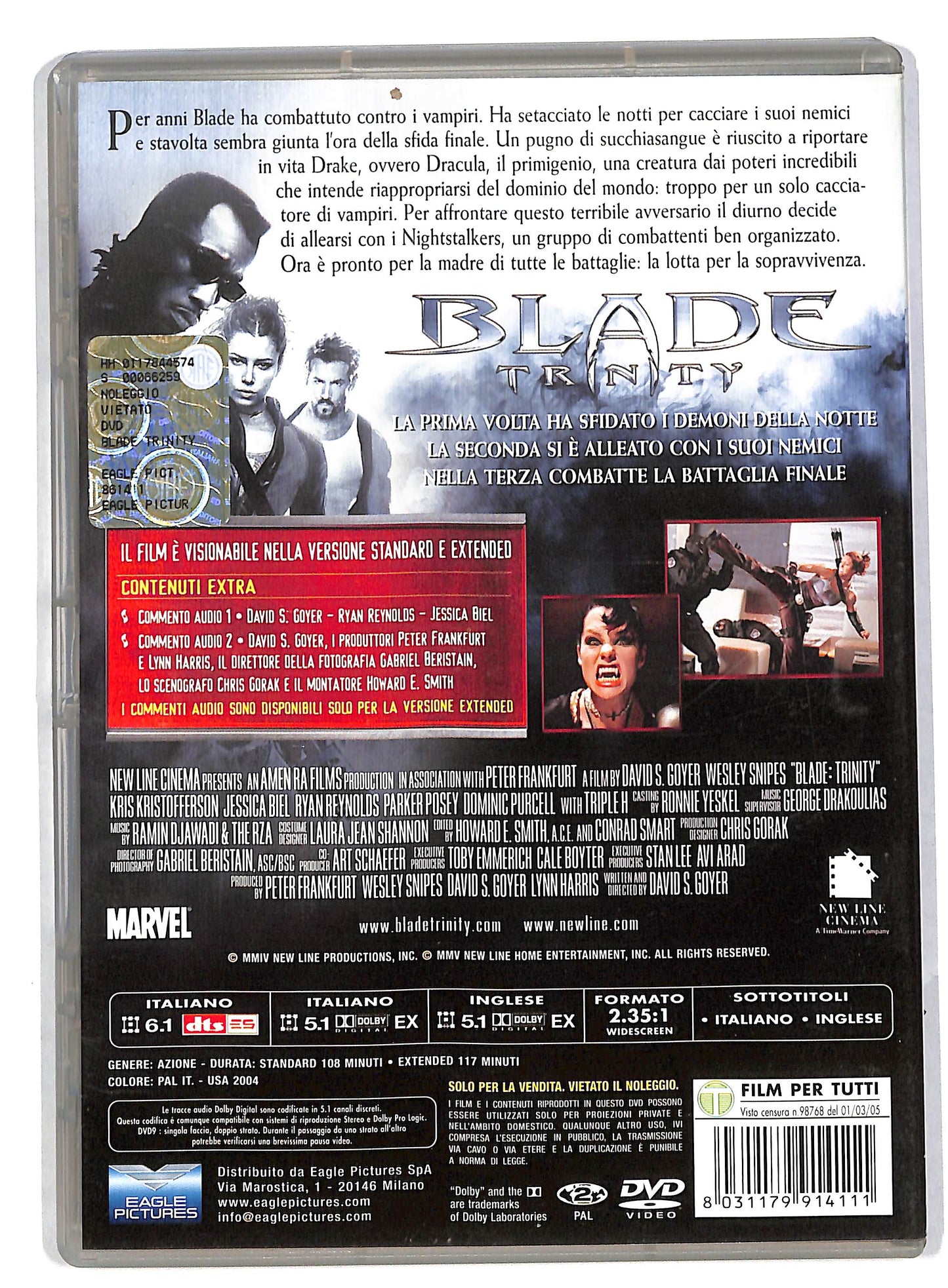 EBOND Blade Trinity DVD DB595122