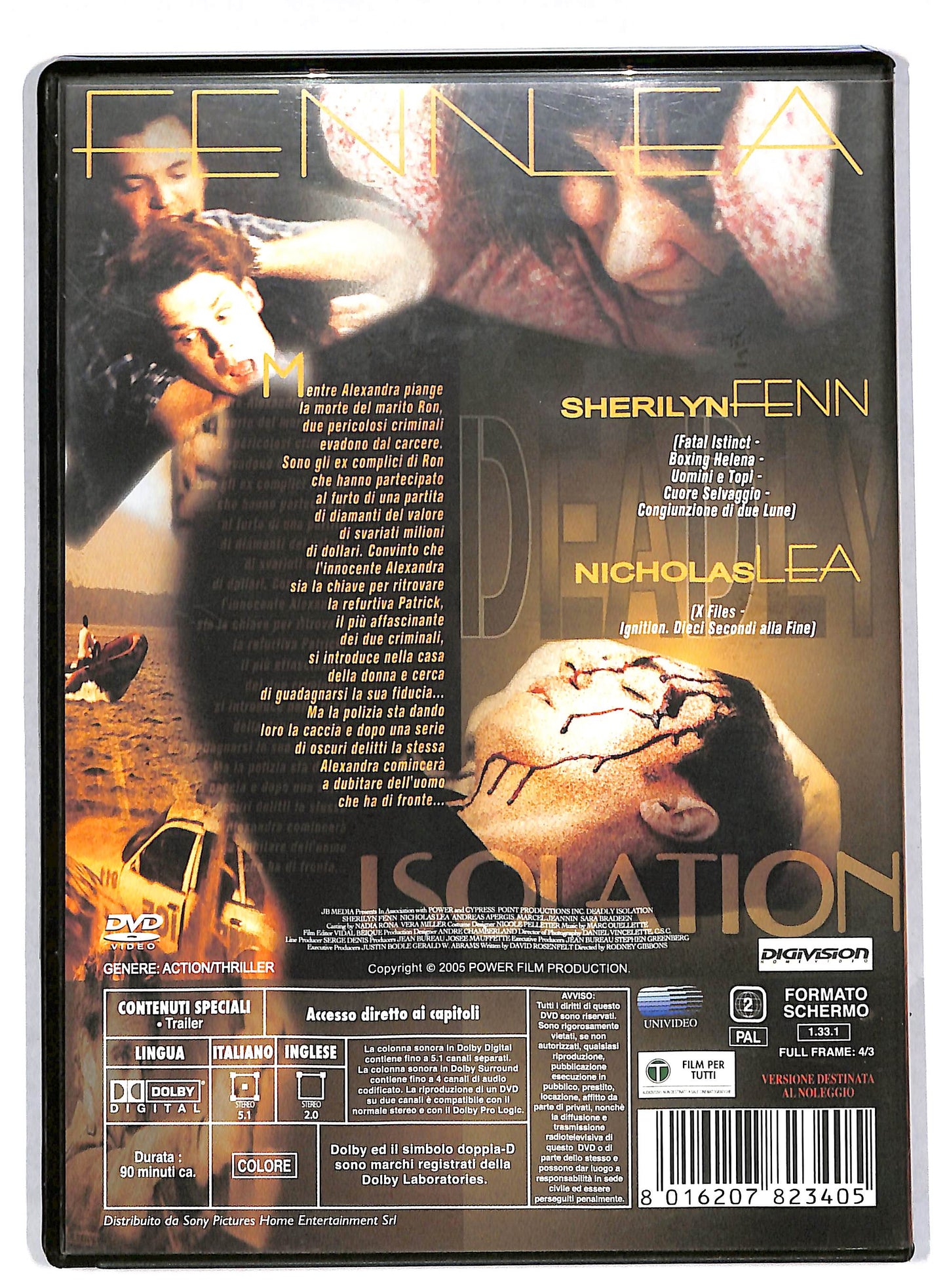 EBOND Deadly isolation NOLEGGIO DVD DB595132