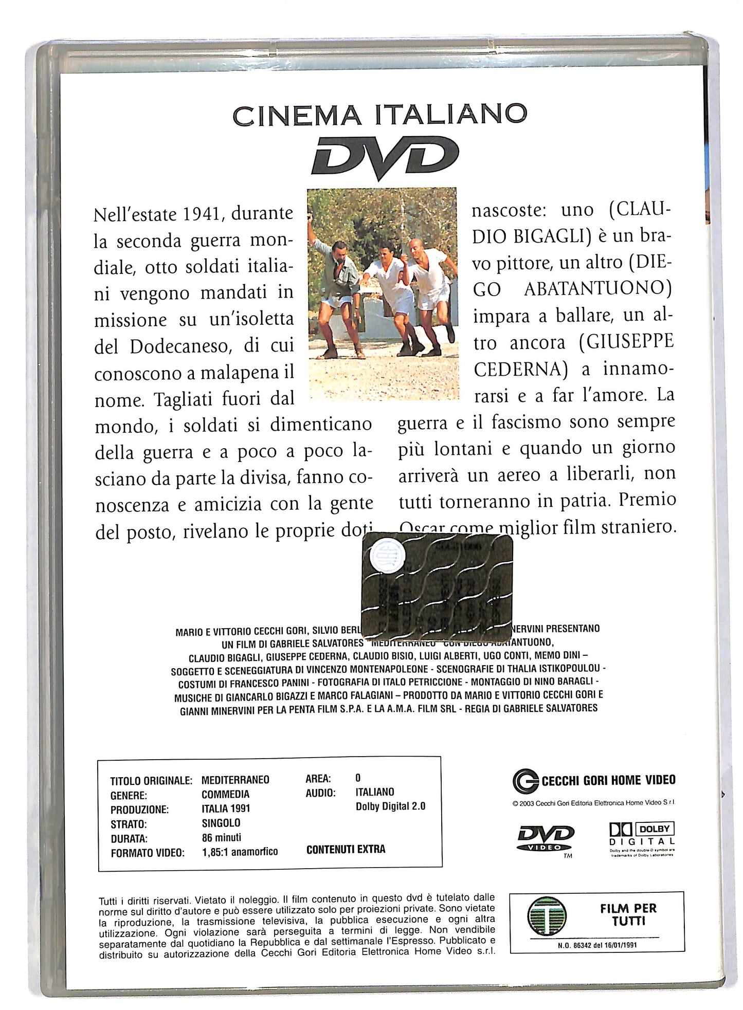 EBOND Mediterraneo EDITORIALE DVD DB595137