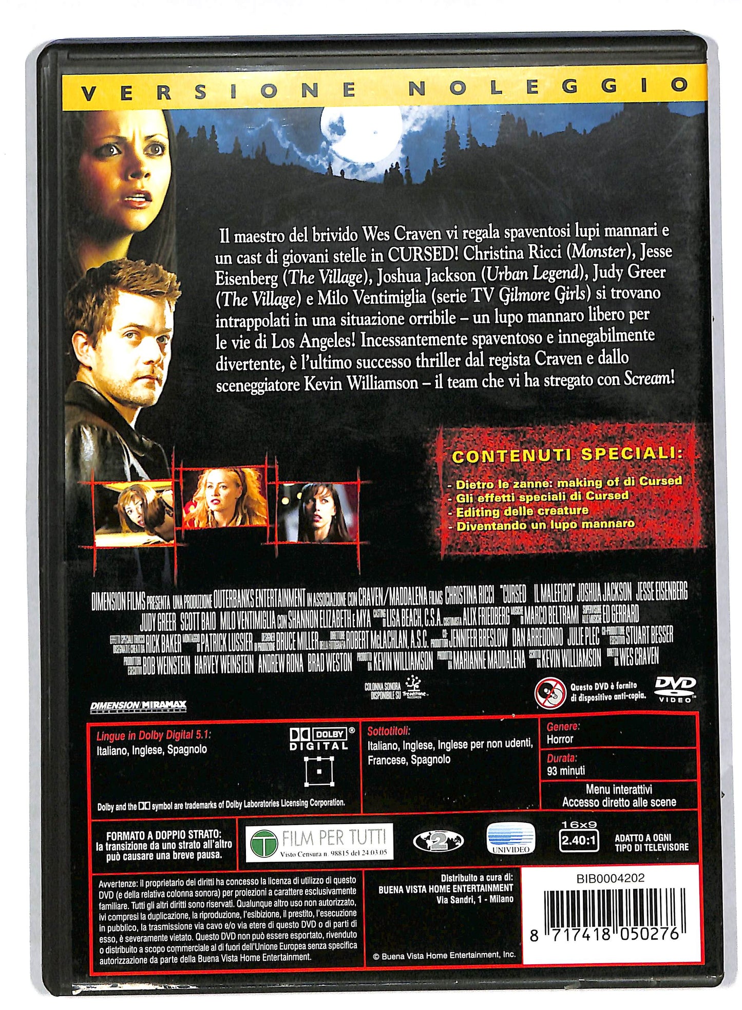 EBOND Cursed - Il maleficio NOLEGGIO DVD DB595140