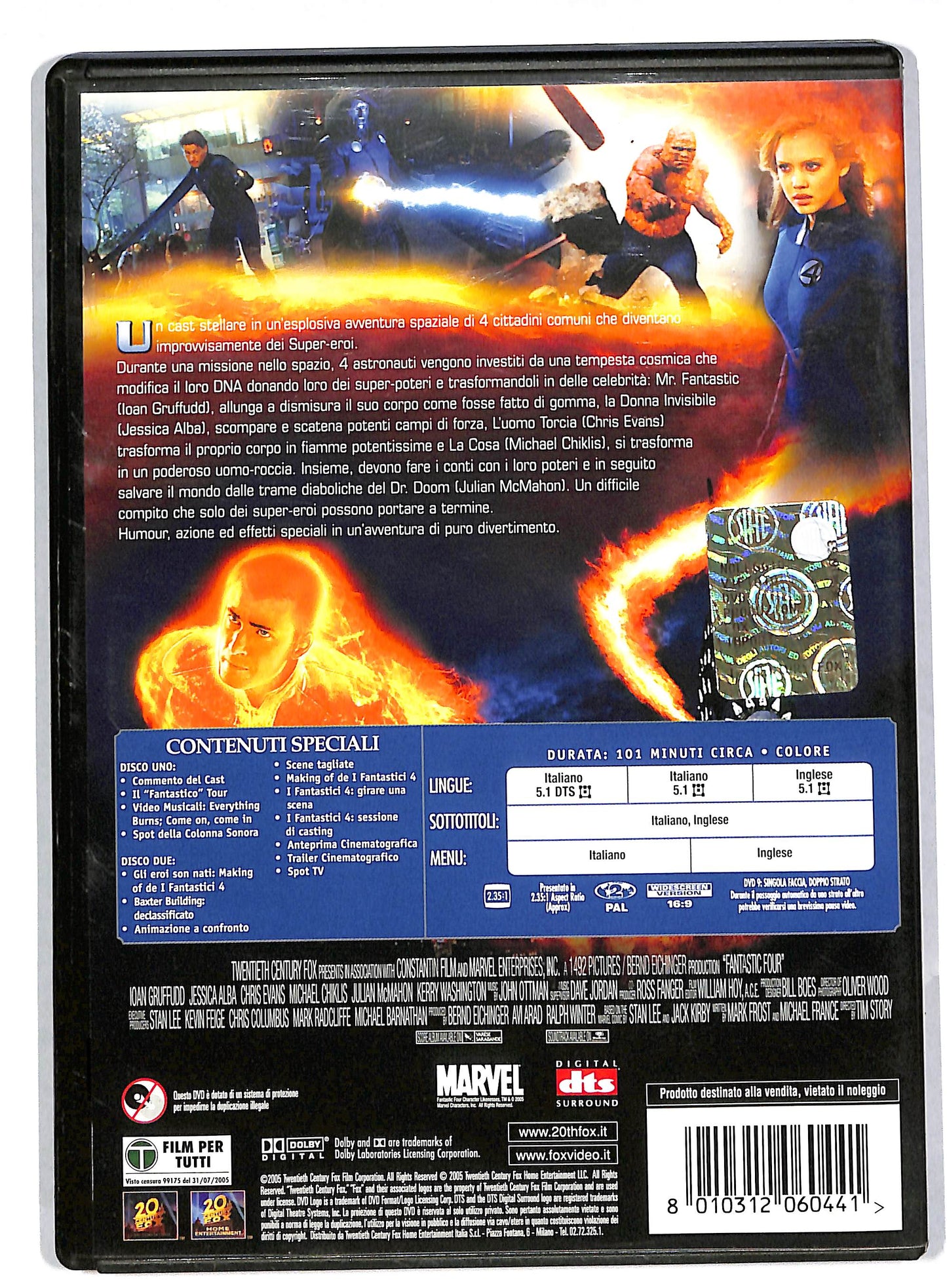 EBOND I Fantastici 4 EDIZIONE SPECIALE DVD DB595162