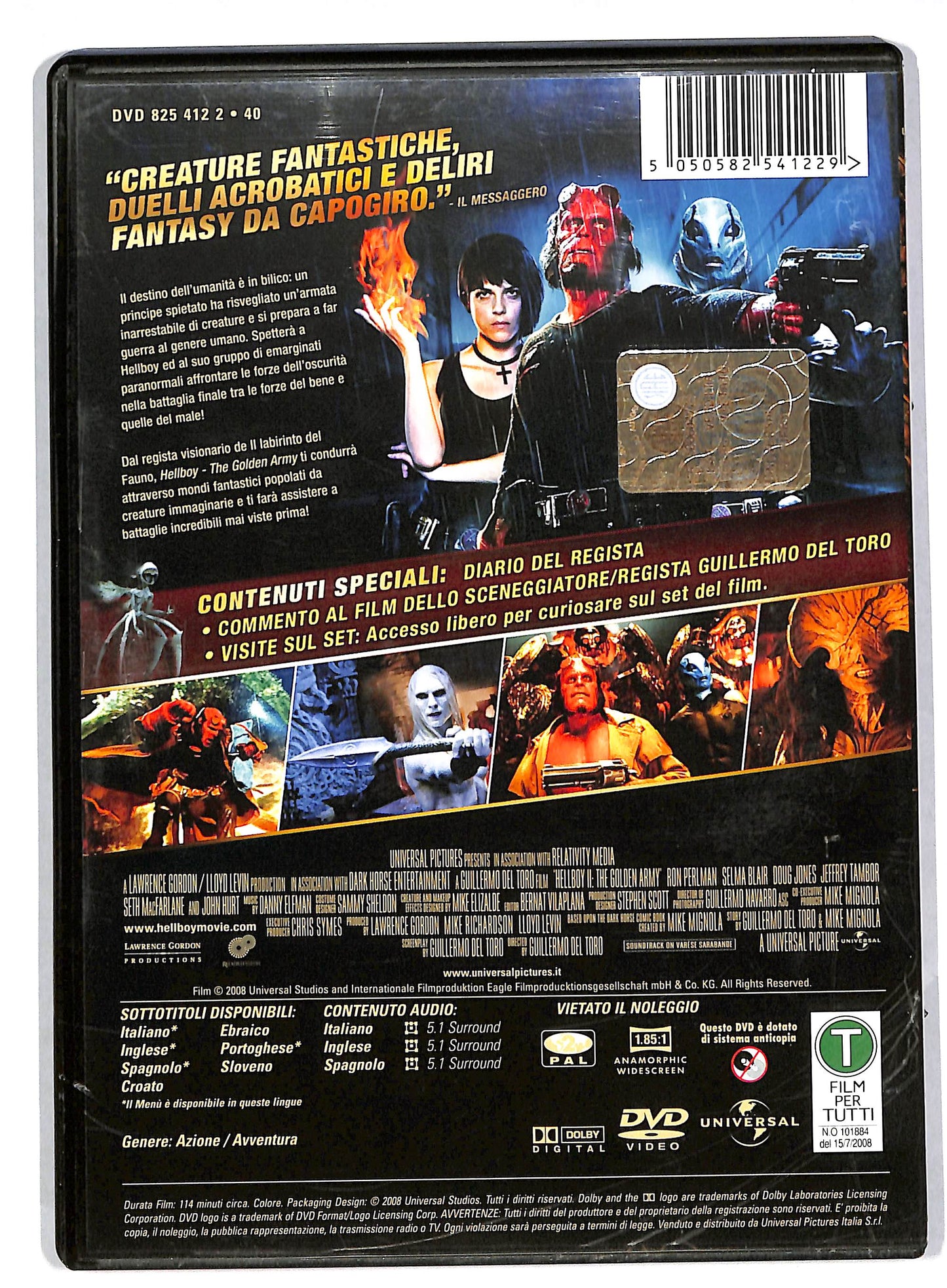 EBOND Hellboy - The Golden Army DVD DB595301
