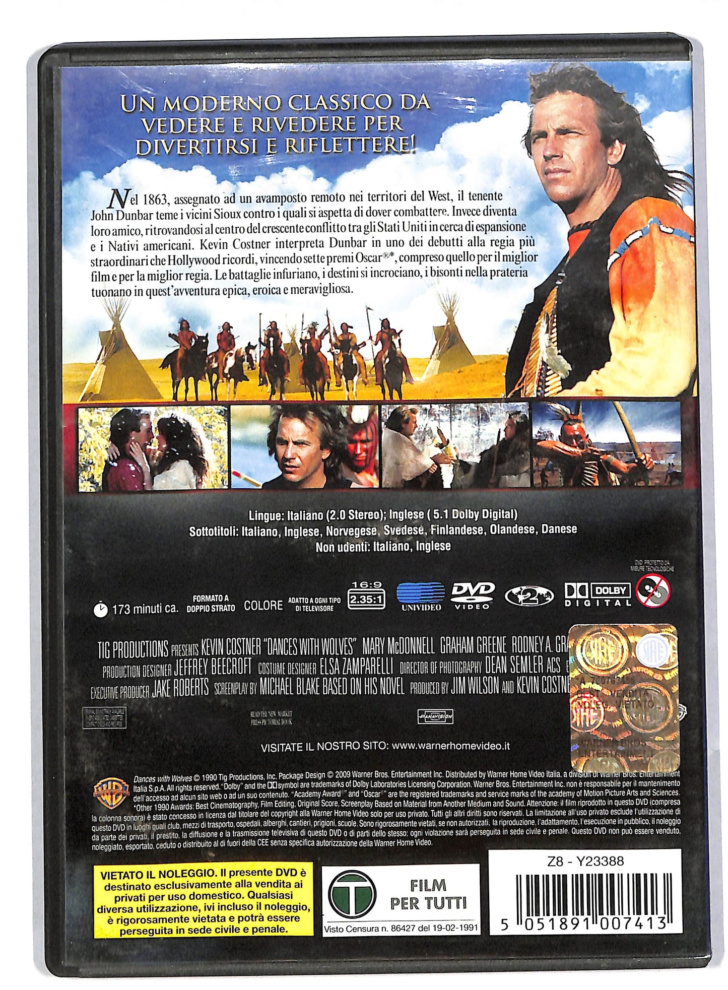 EBOND Balla coi lupi DVD DB595308