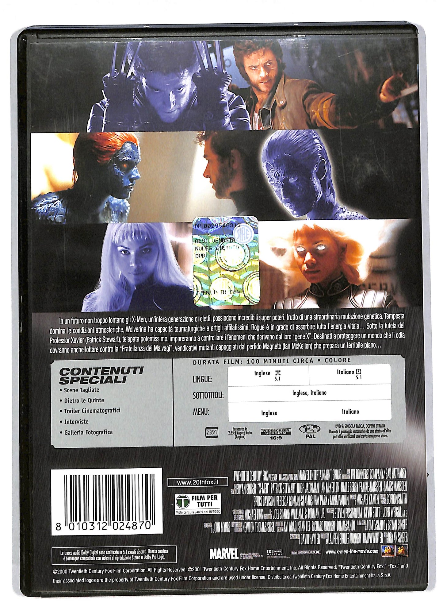 EBOND X-Men (film) DVD DB595315