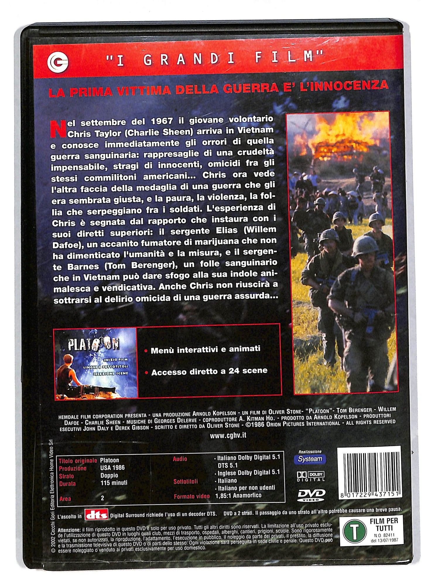 EBOND Platoon DVD DB595317