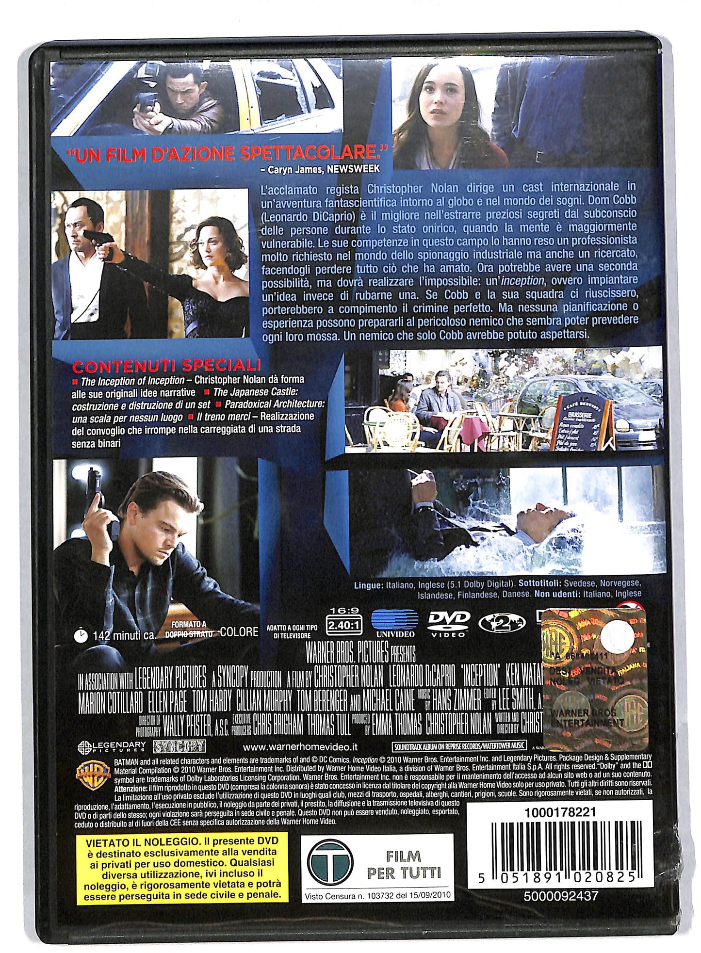 EBOND Inception DVD DB595318