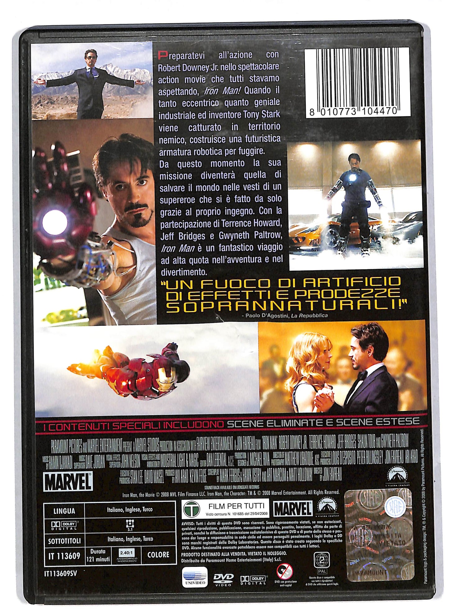 EBOND Iron Man DVD DB595331