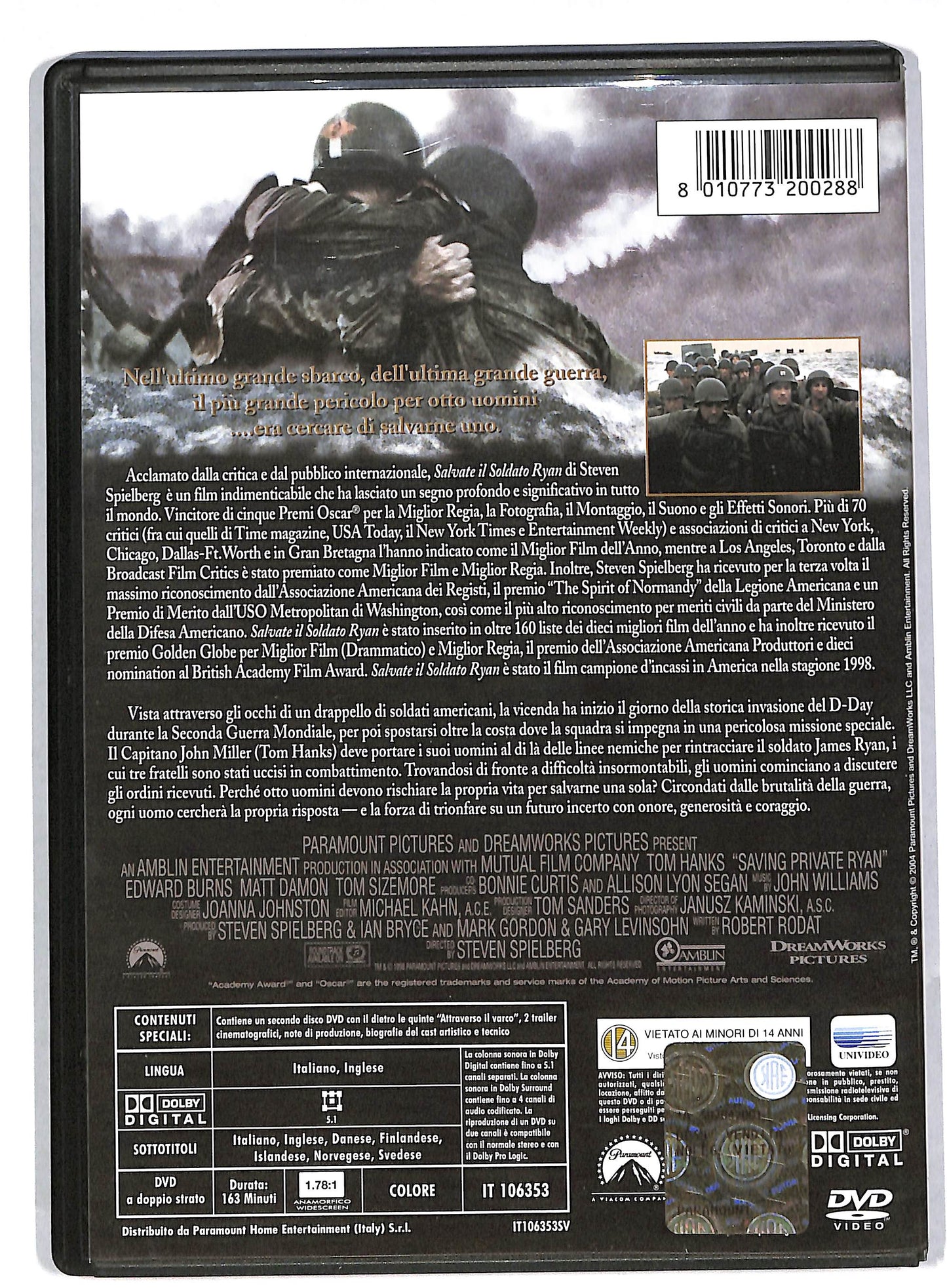 EBOND Salvate il soldato ryan DVD DB595336