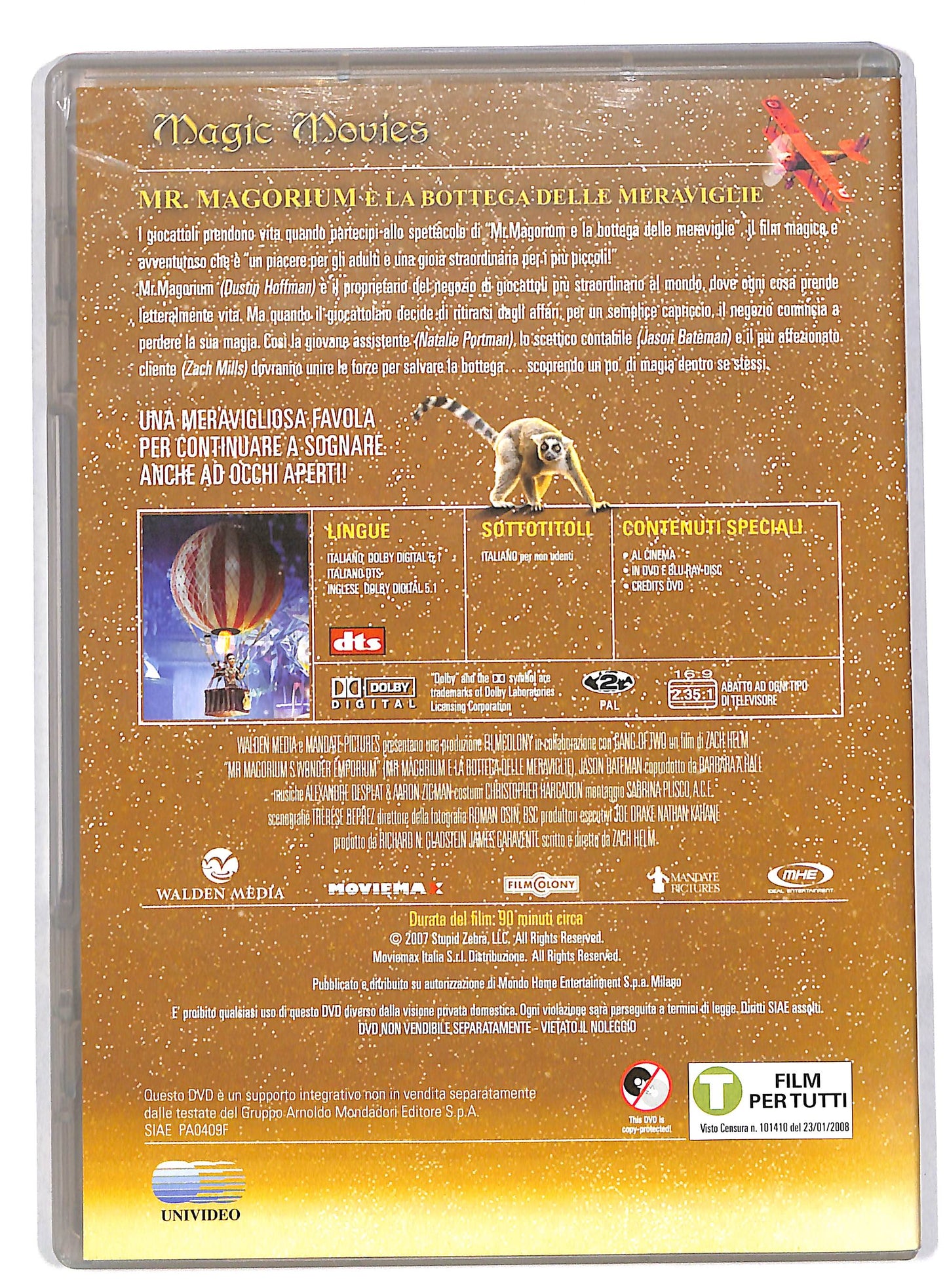 EBOND Mr magorium e la bottega delle meraviglie EDITORIALE DVD DB595347