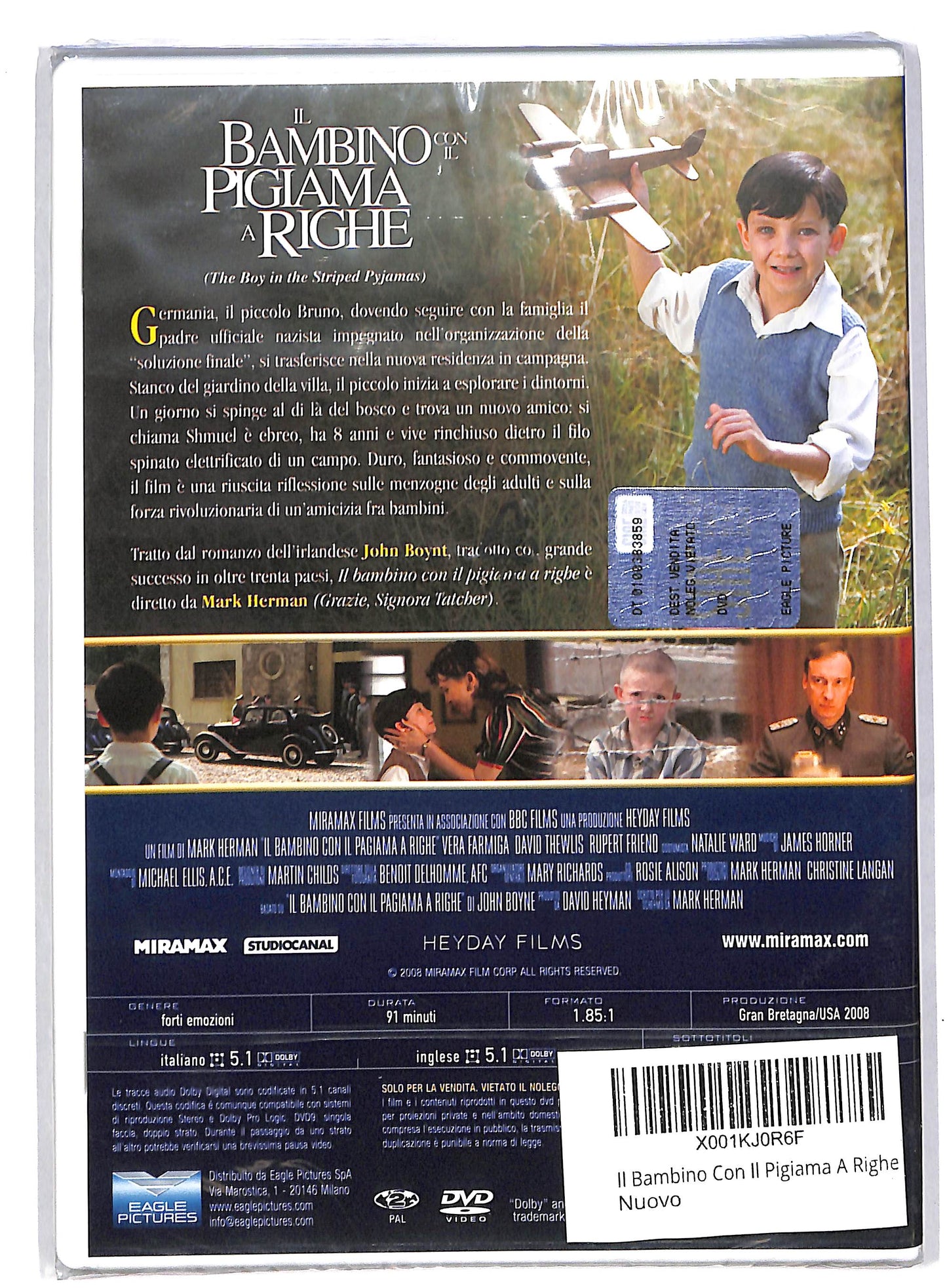 EBOND Il bambino con il pigiama a righe DVD DB595747