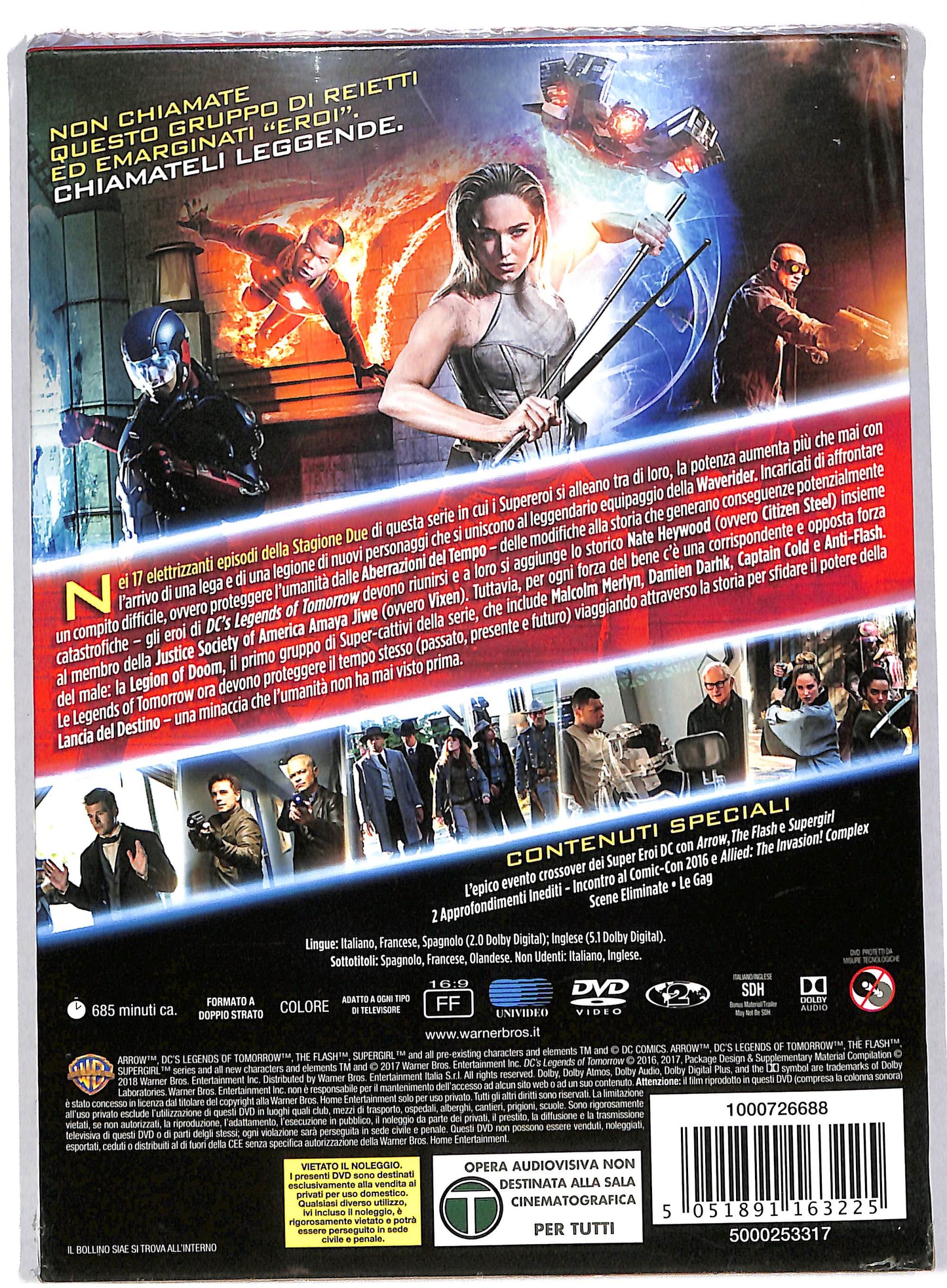 EBOND Legends of Tomorrow stagione 2 DVD DB595948
